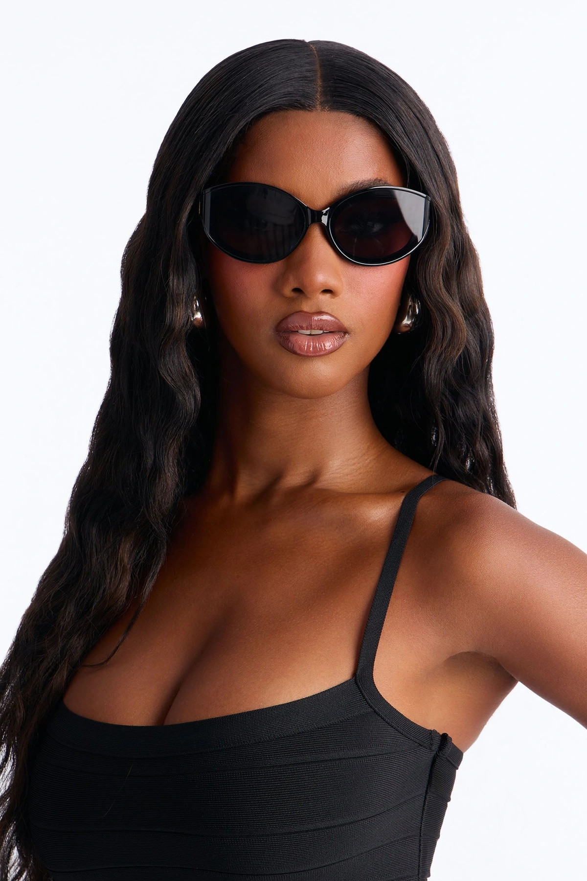Sunny Dance Sunglasses - Black — Preto