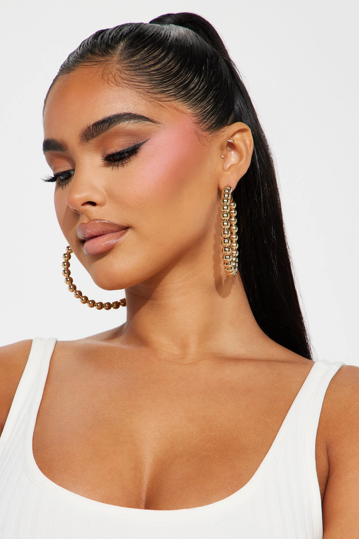 Balling On You Earrings - Gold — Dourado