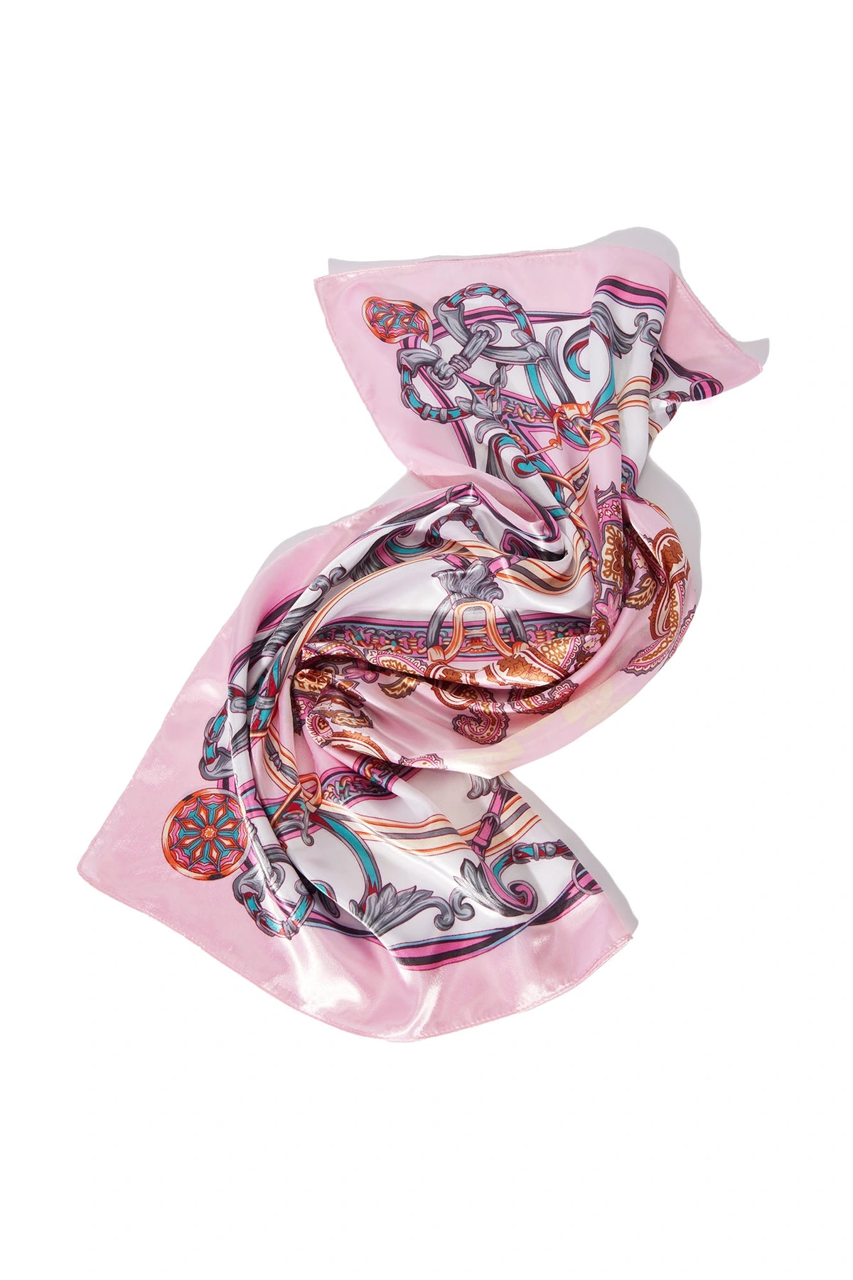 Hey Girl Head Scarf - Pink/combo — Rosa/combinação