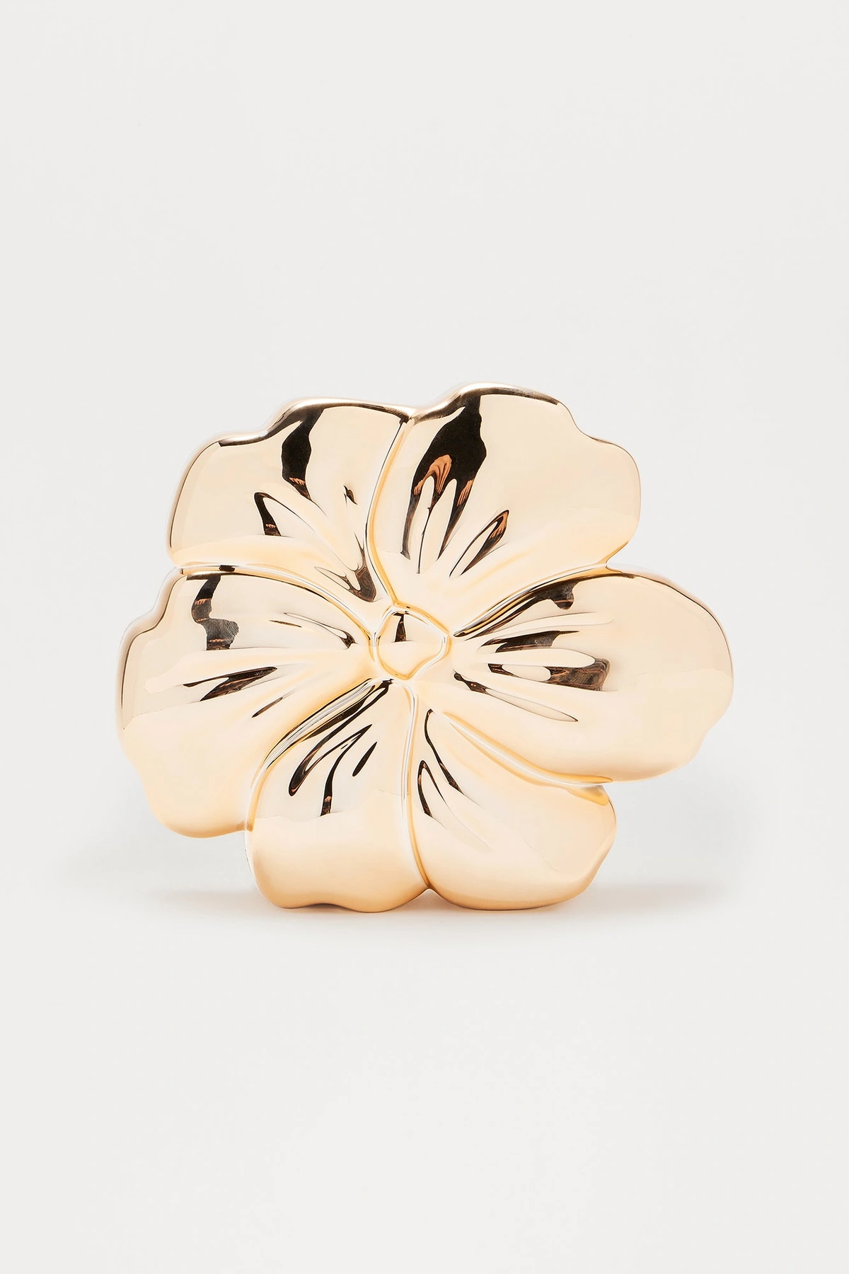 Betty Floral Handbag - Gold — Dourado