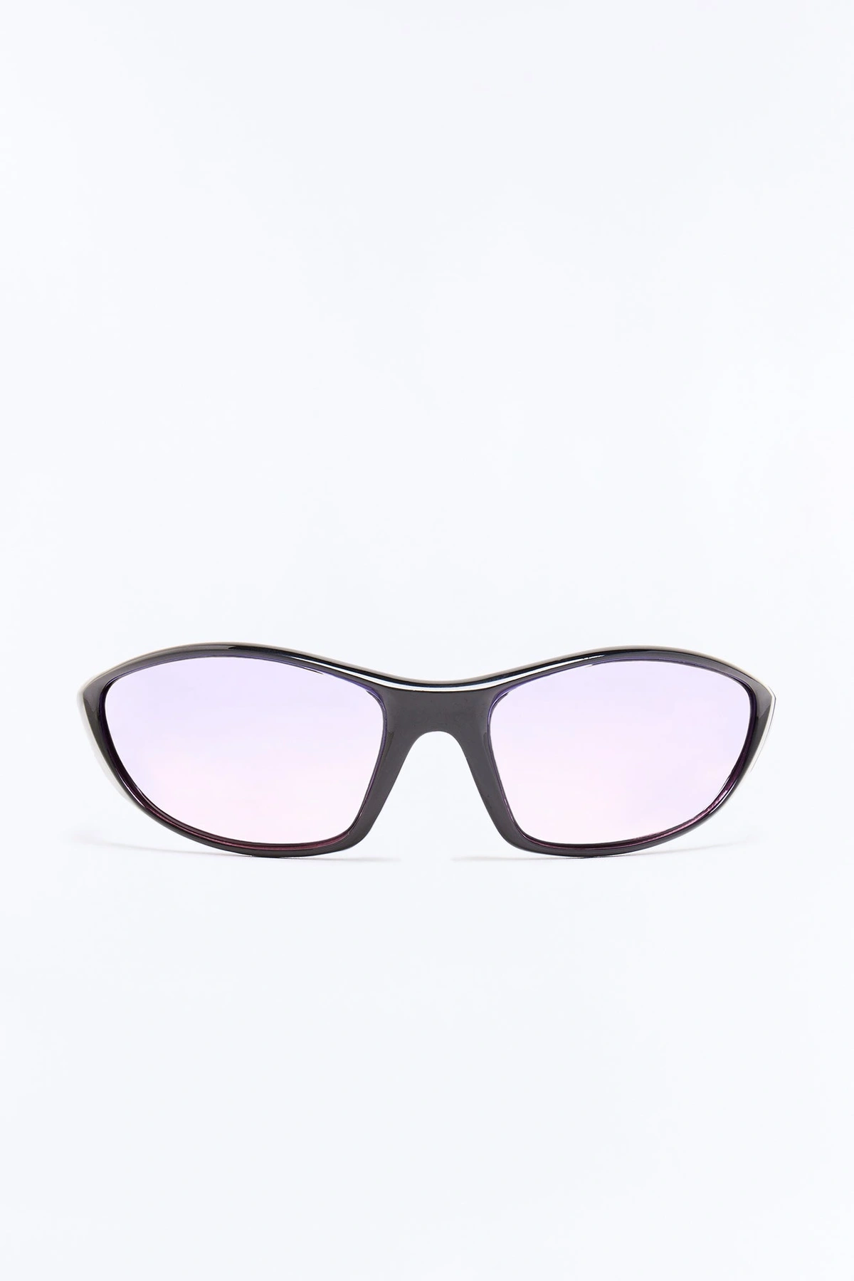 Shady And Fast Sunglasses - Black/Purple — Preto/Roxo