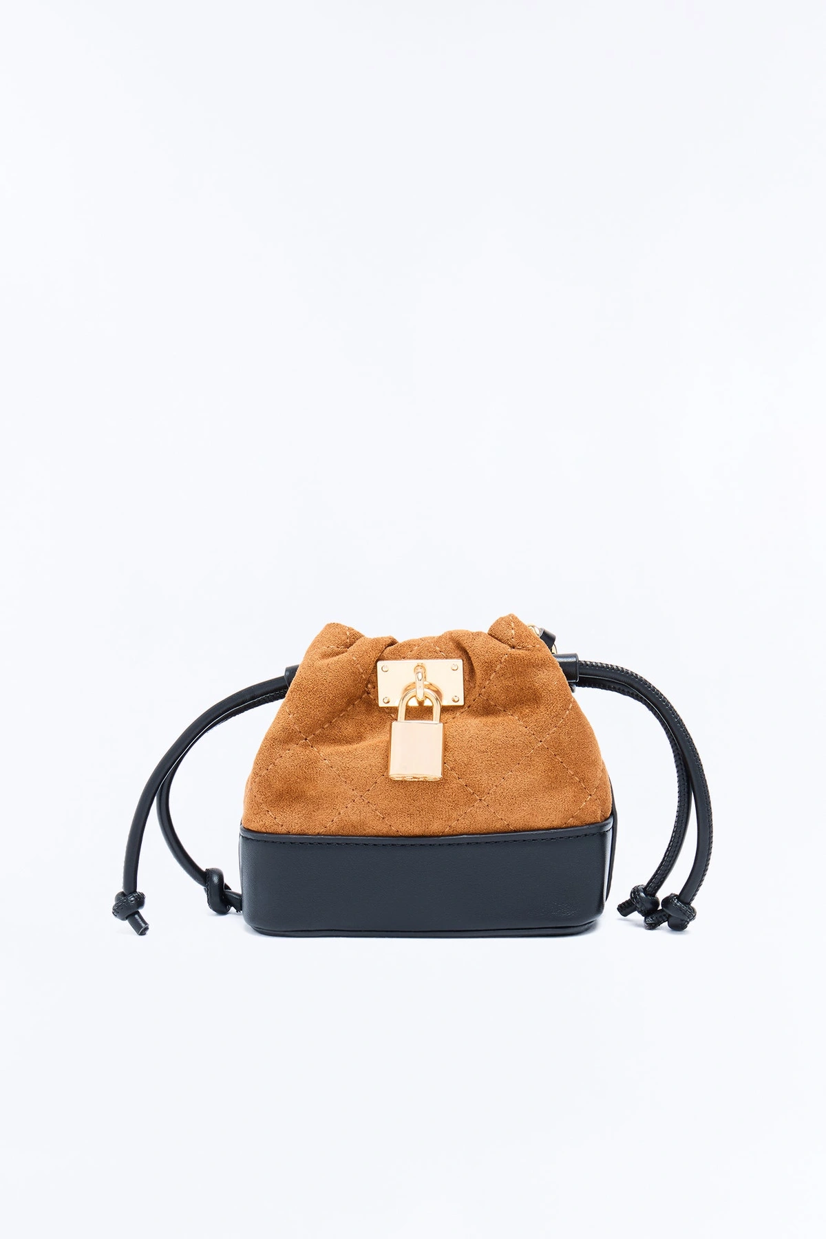 Morning Latte Faux Suede Crossbody - Cognac — Cognac