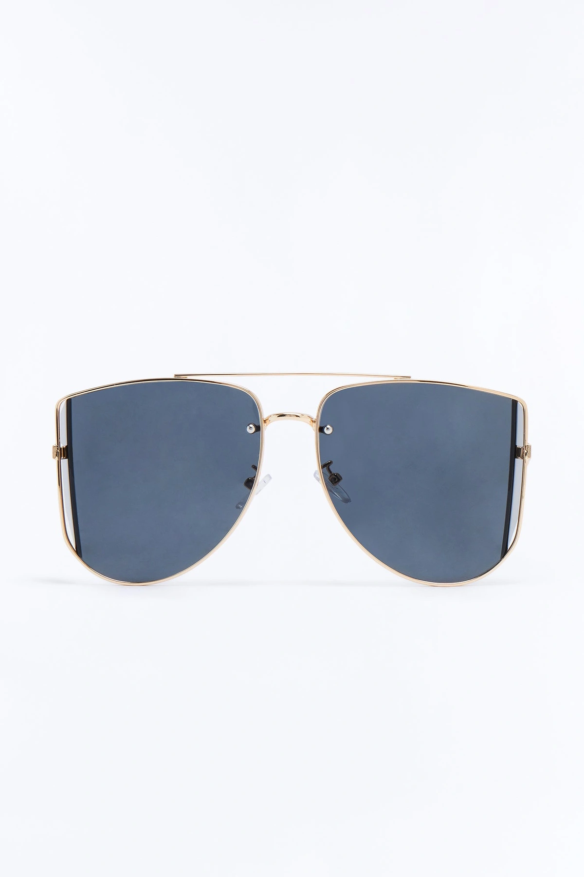 Showing Up Sunglasses - Gold/Black — Dourado/Preto