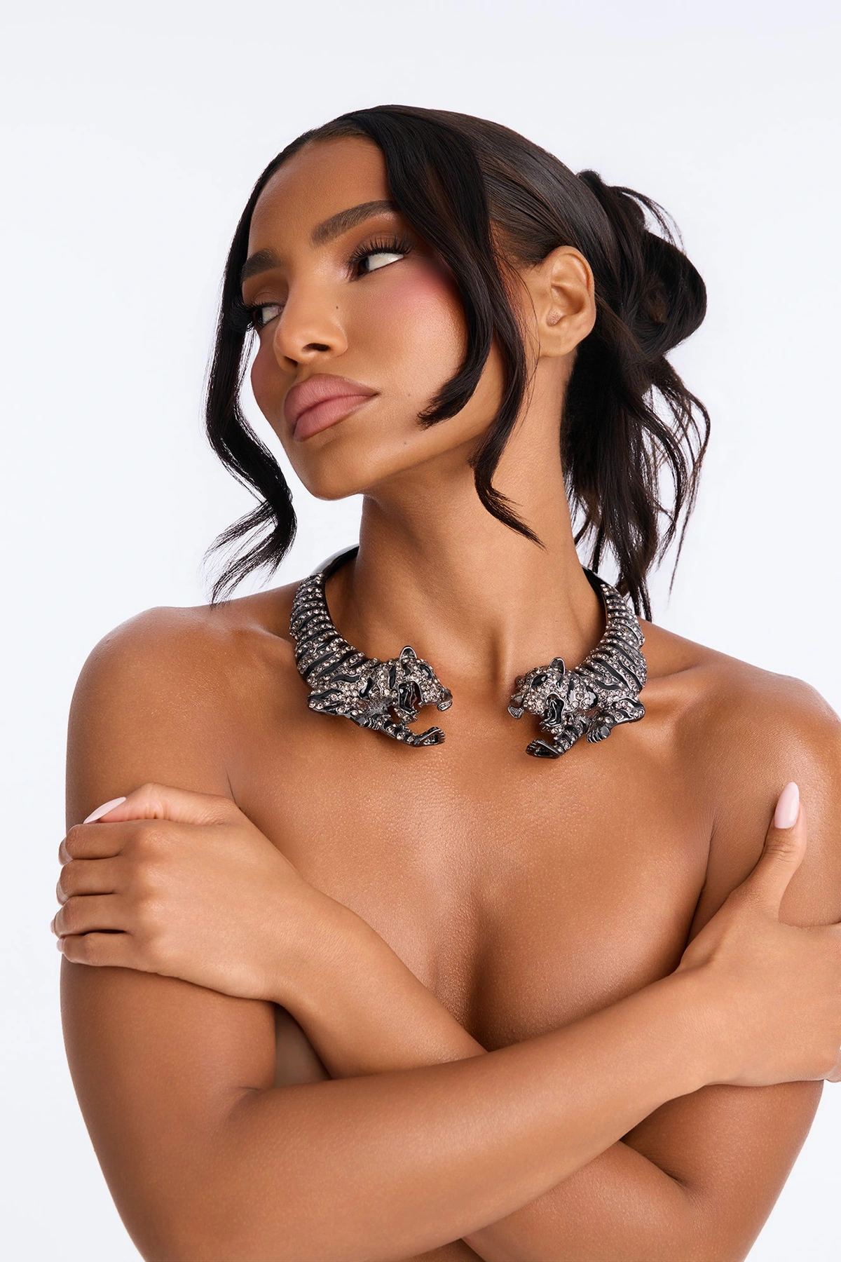 Midnight Prey Choker - Black/combo — Preto/combinação