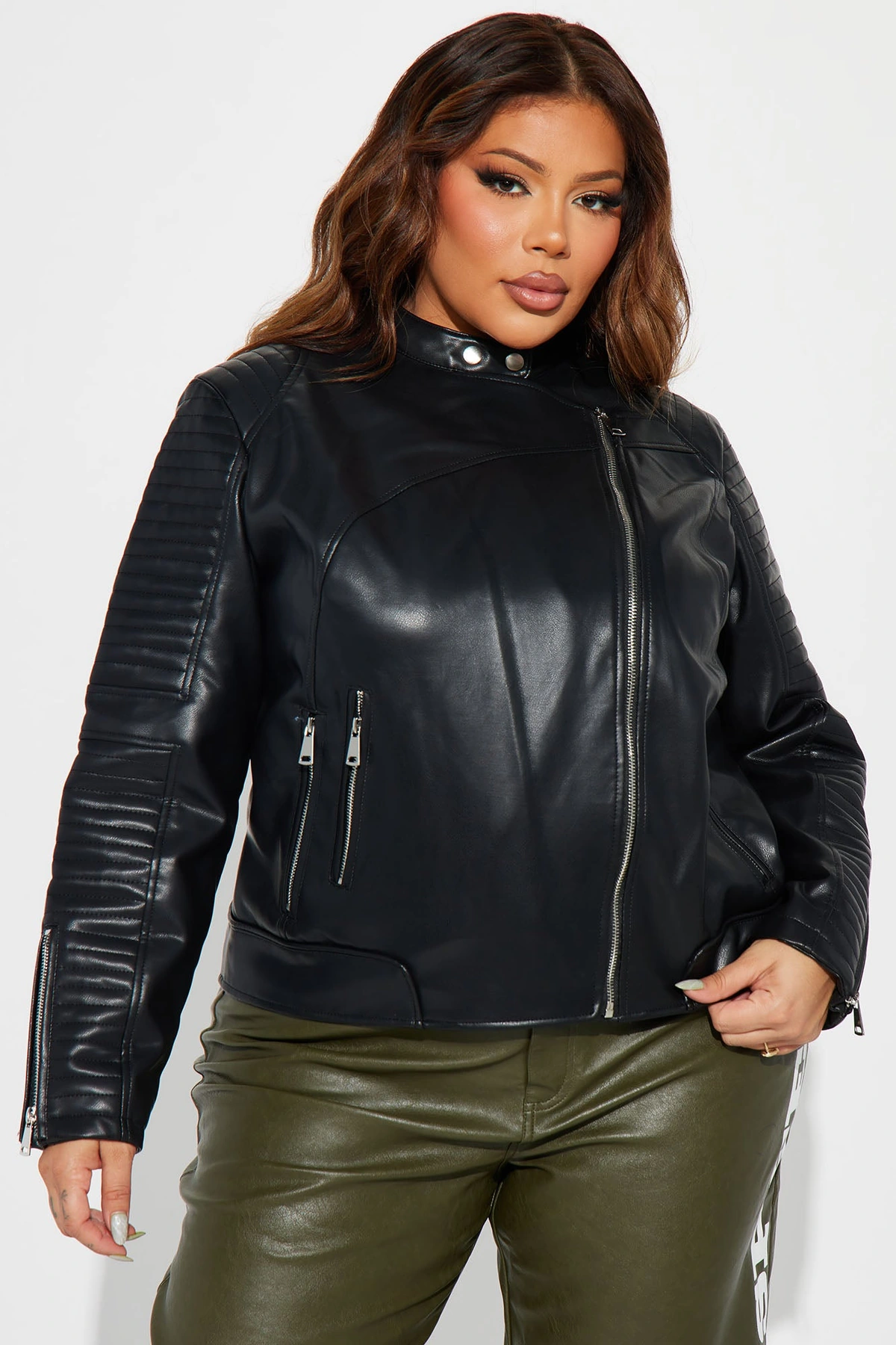 Mariah Moto Jacket - Black — Preto