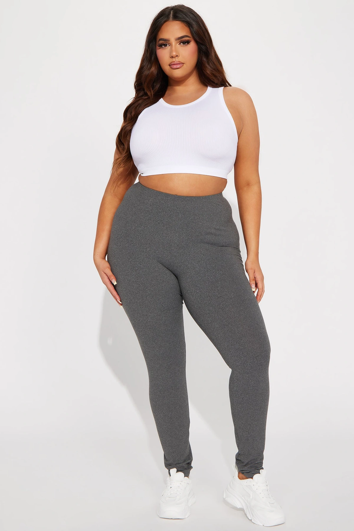 Almost Every Day Leggings - Charcoal — Cinzento-escuro