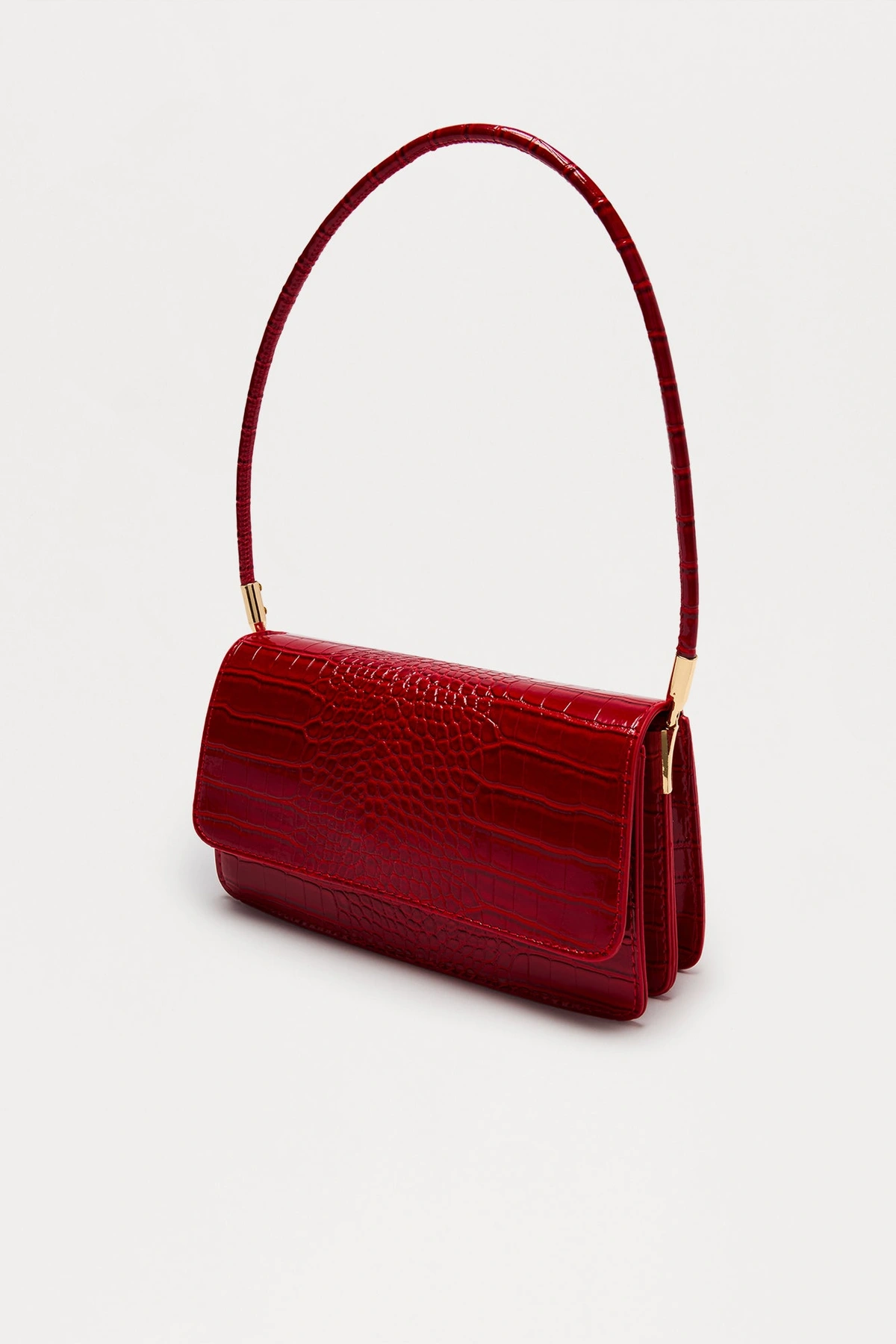 Croc Star Faux Leather Bag - Red — Vermelho