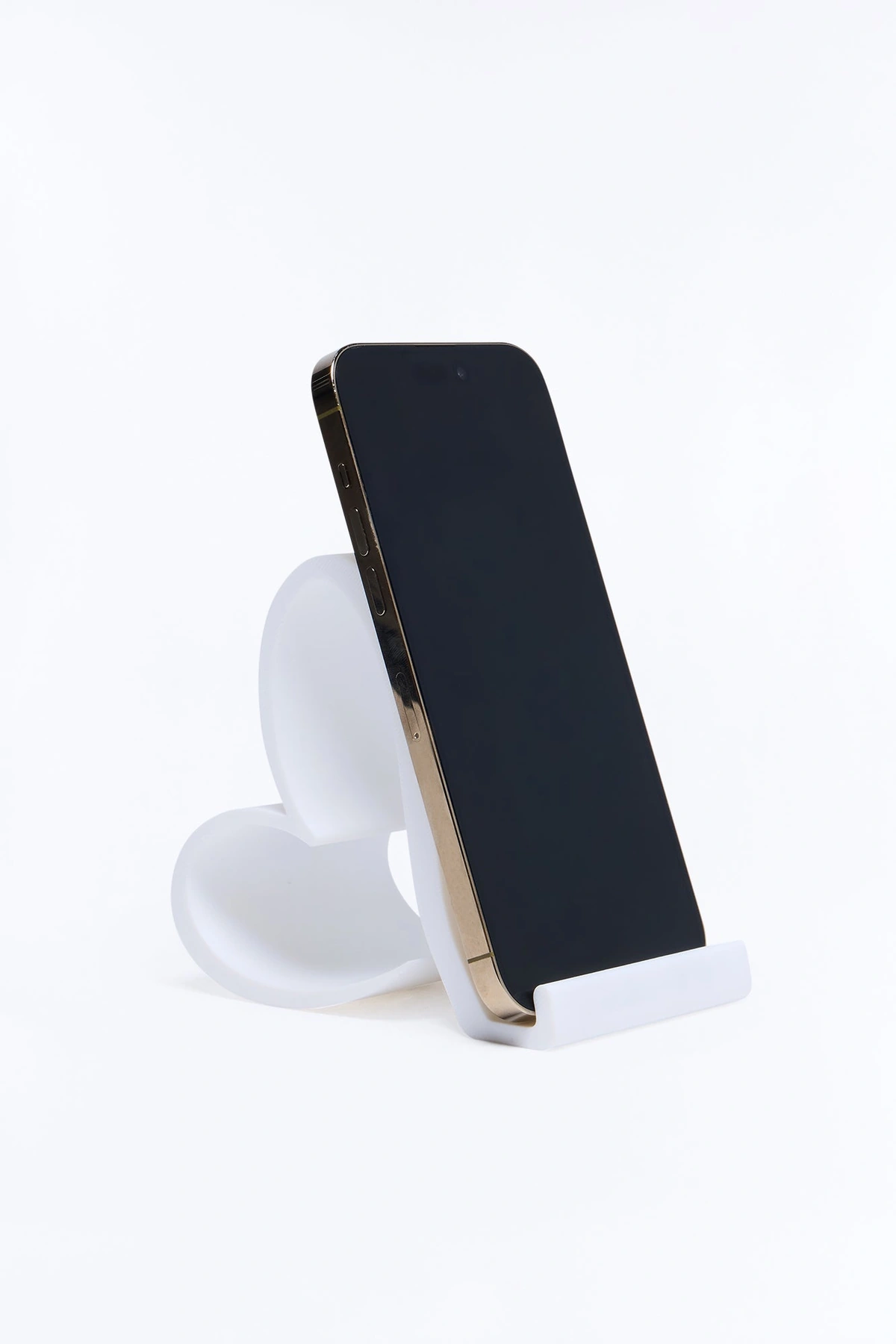 A Heart To Hold Phone Stand - White — Branco