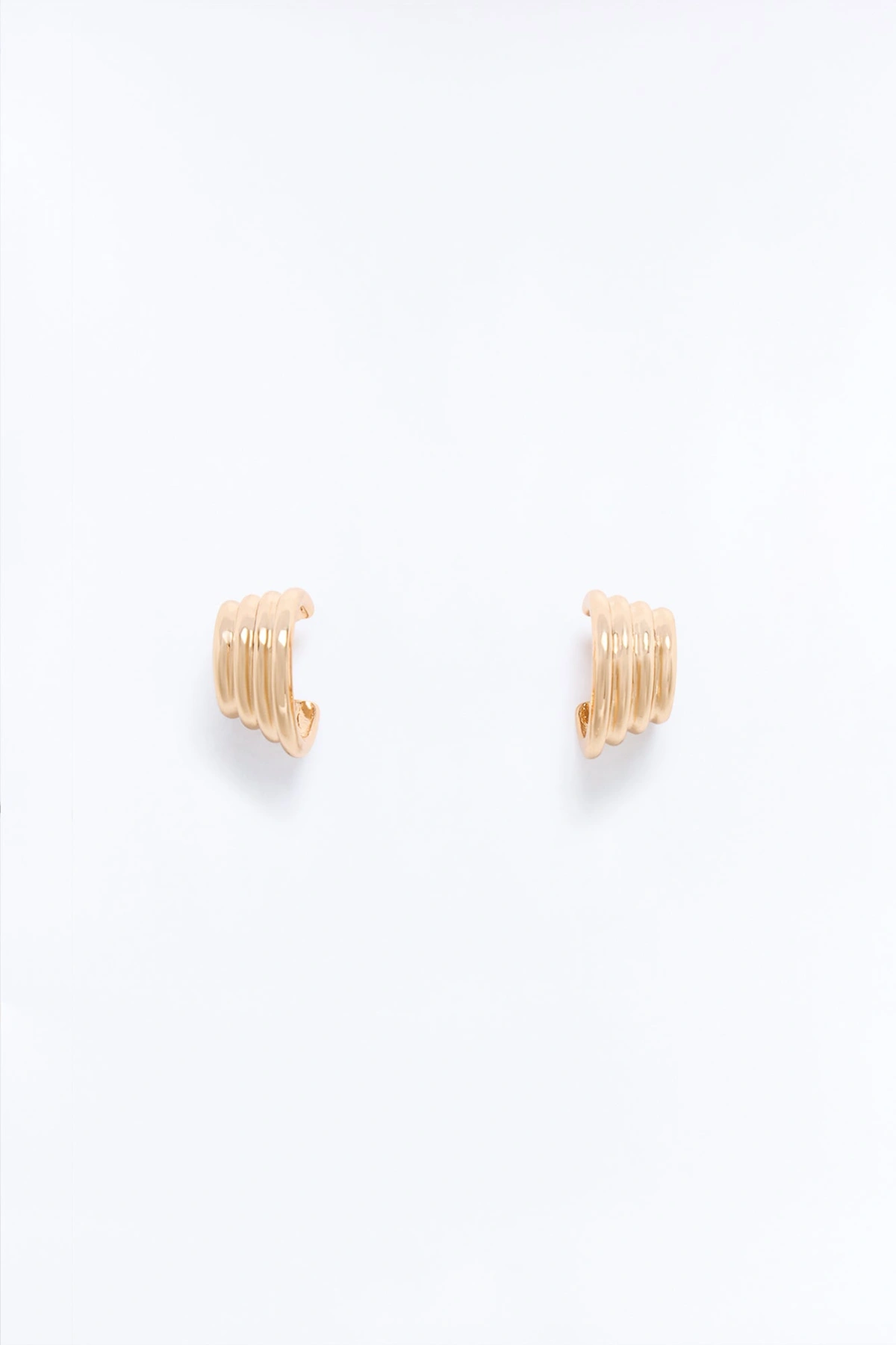Casual Days Hoop Earrings - Gold — Dourado