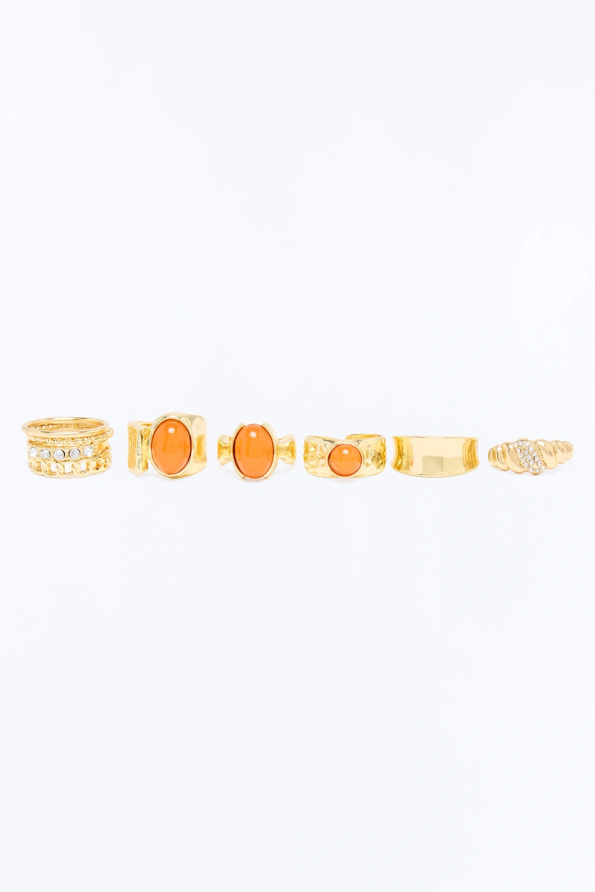 Imperial Gem 9 Piece Ring Set - Gold/combo — Dourado/combinação