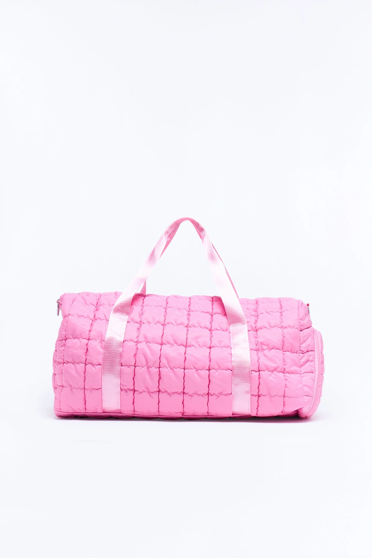 Road Trip Nylon Duffel Bag - Pink — Rosa