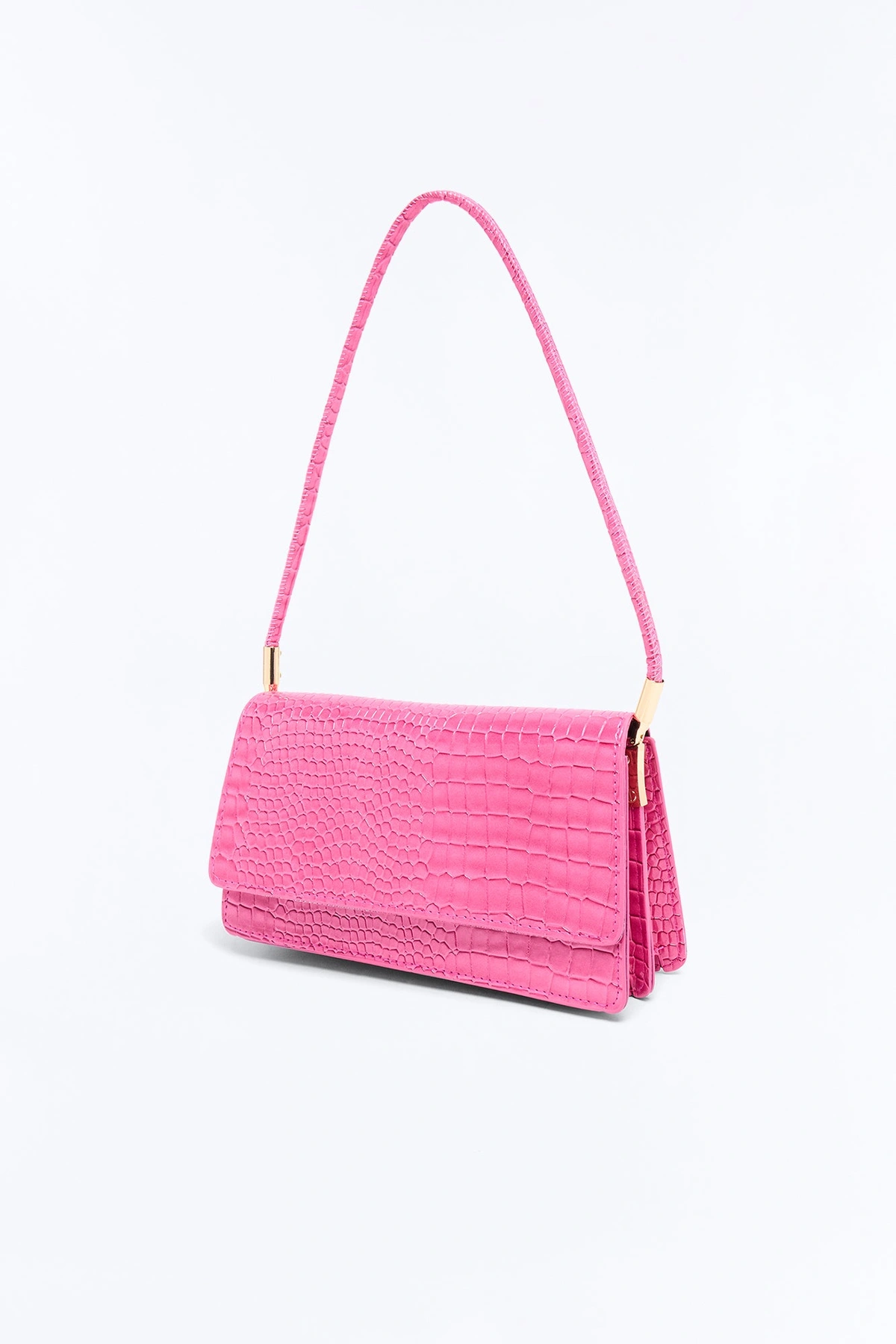 Croc Star Faux Leather Bag - Pink — Rosa