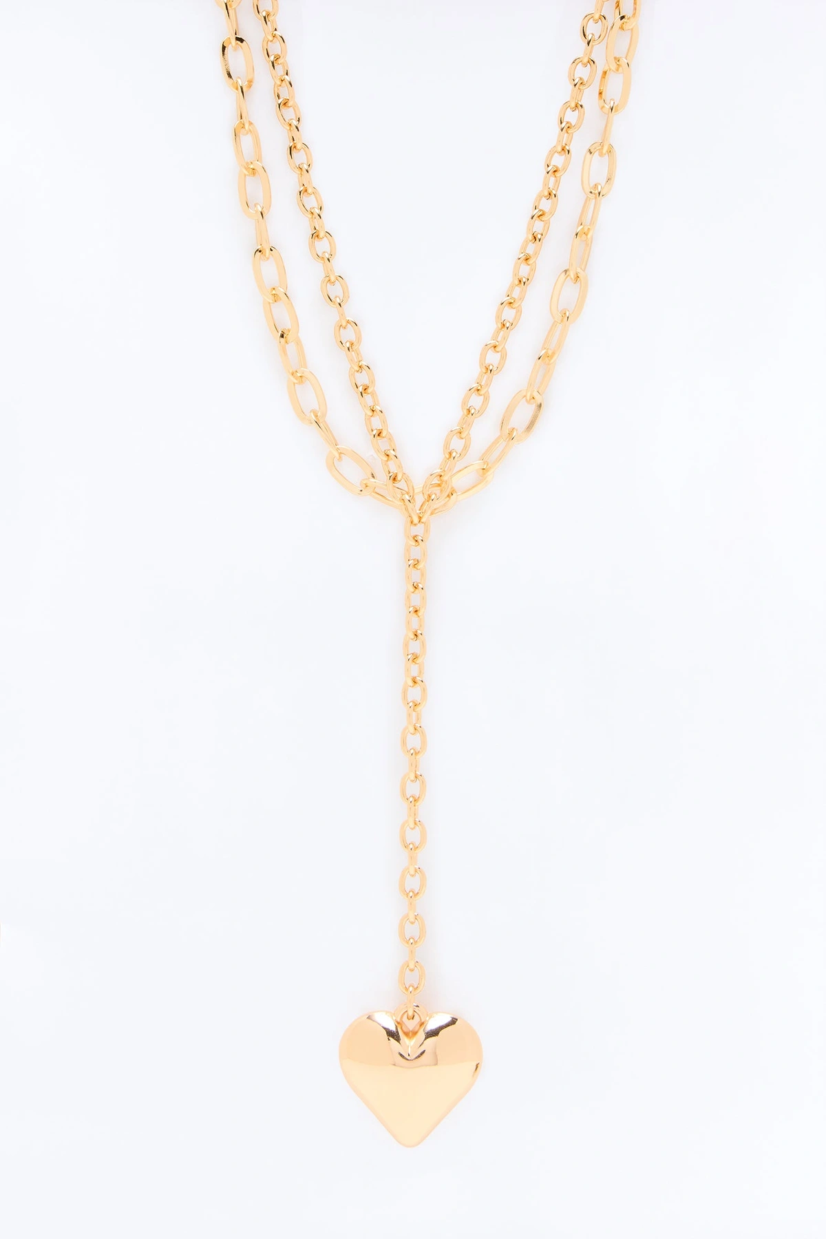 Please Me Lariat Necklace - Gold — Dourado