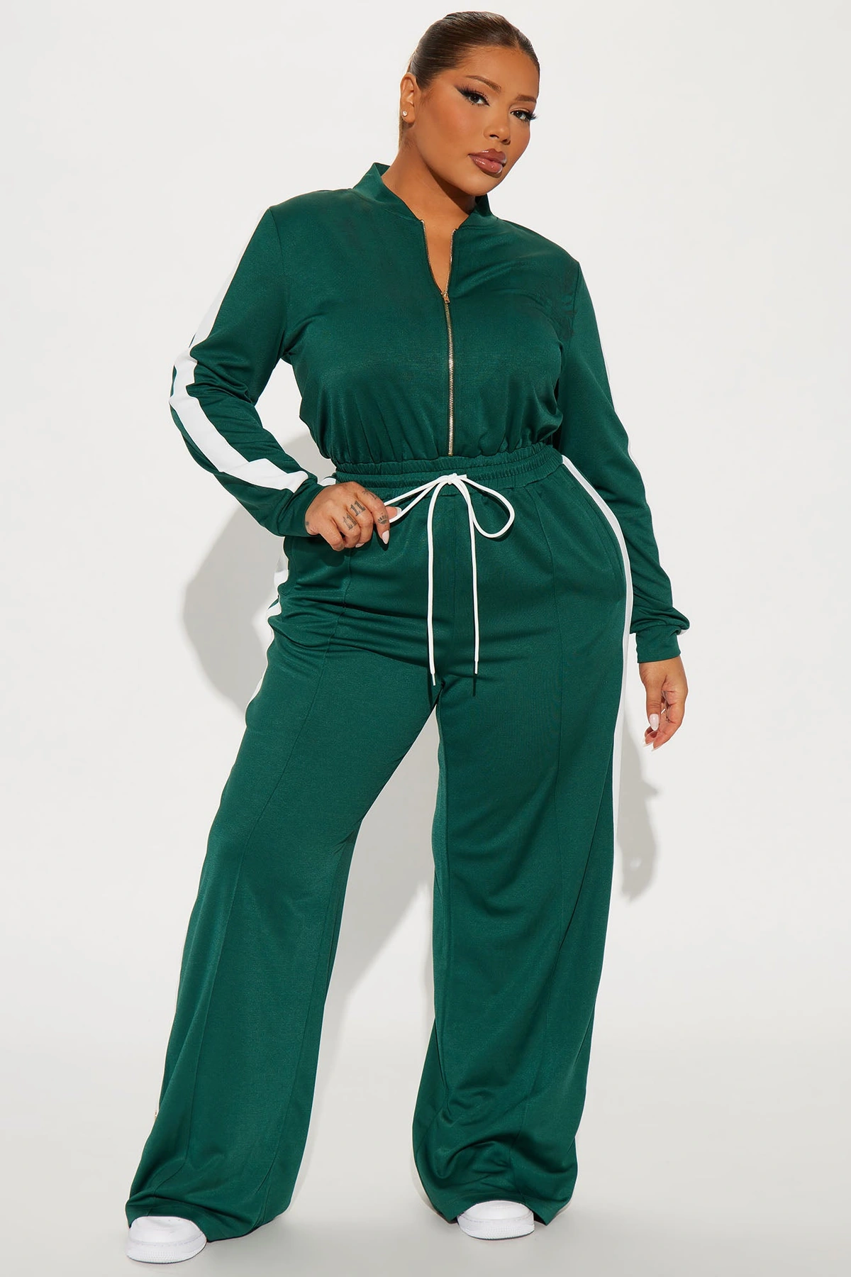 Lianna Jumpsuit - Hunter — Verde-escuro