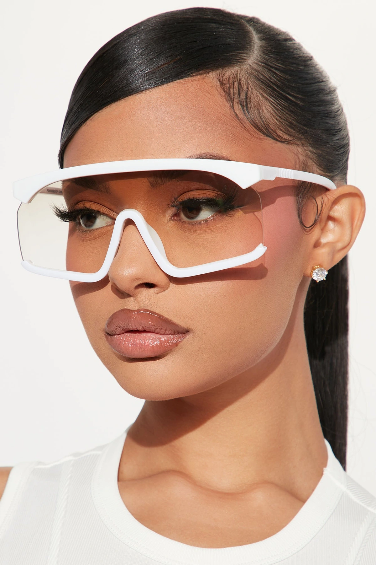 With The Clique Glasses - White — Branco