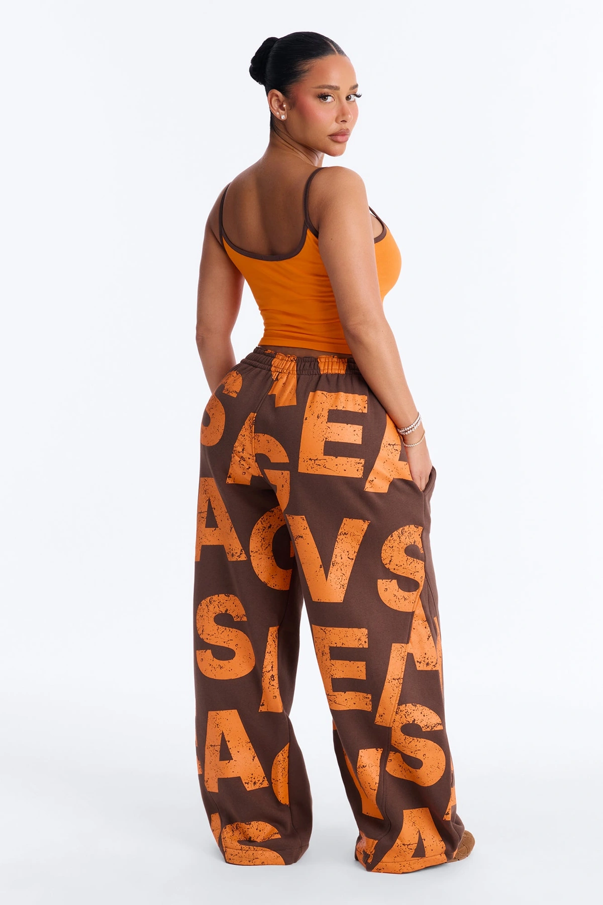 Savage Mode Fleece Pant Set - Orange/combo — Laranja/combinação