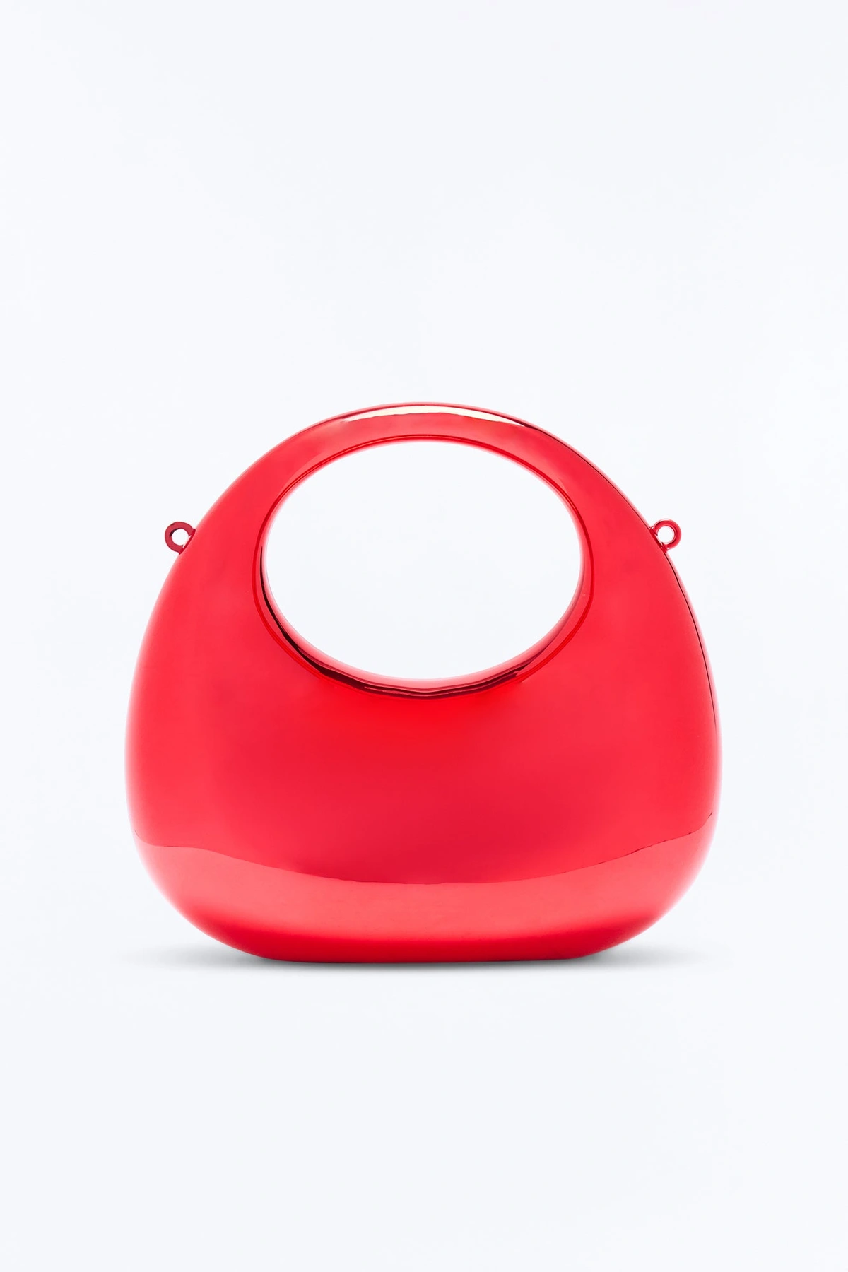 My Mini Me Metal Clutch - Red — Vermelho
