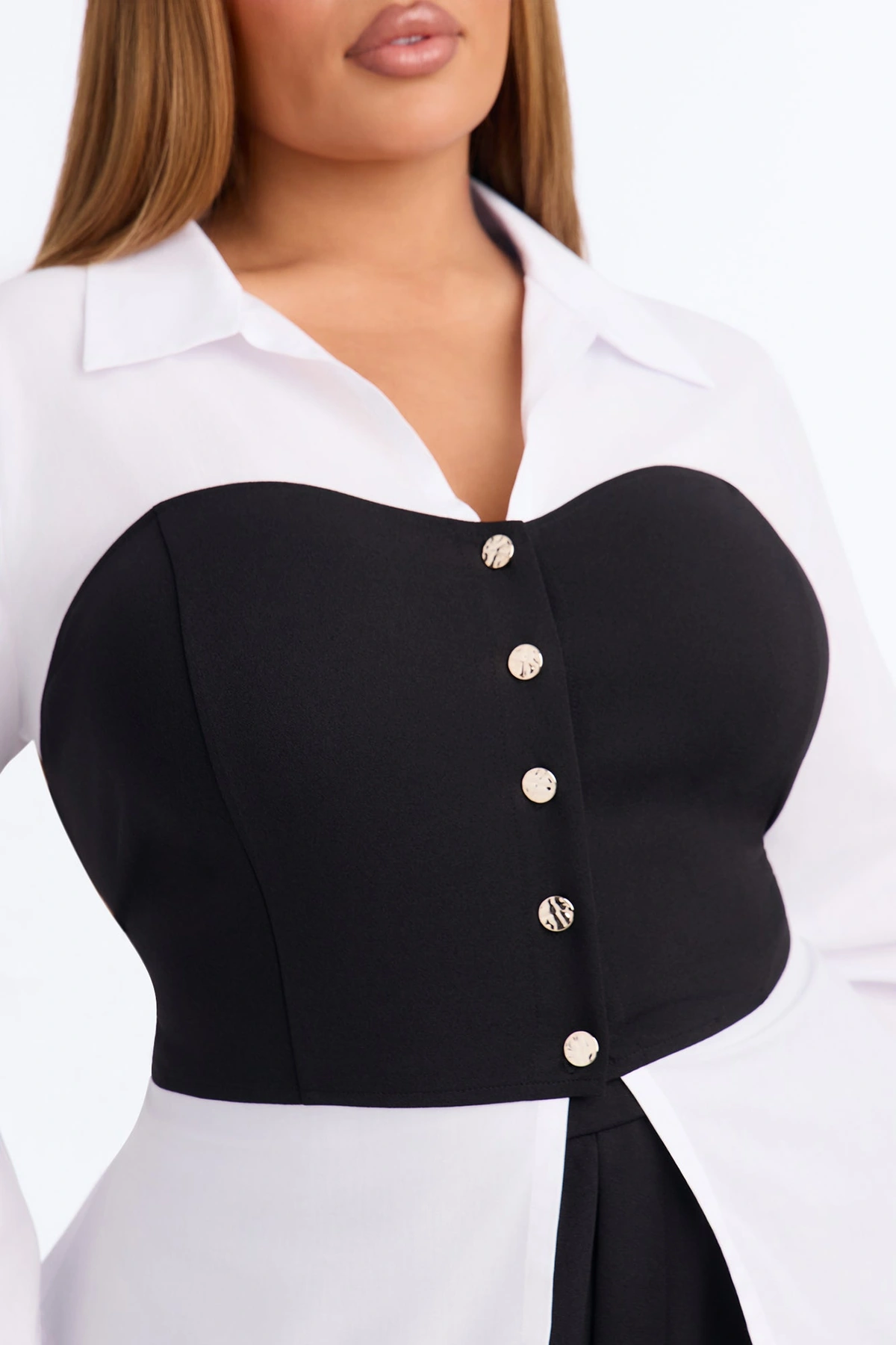 Mellie Layered Pant Set - Black/combo — Preto/combinação