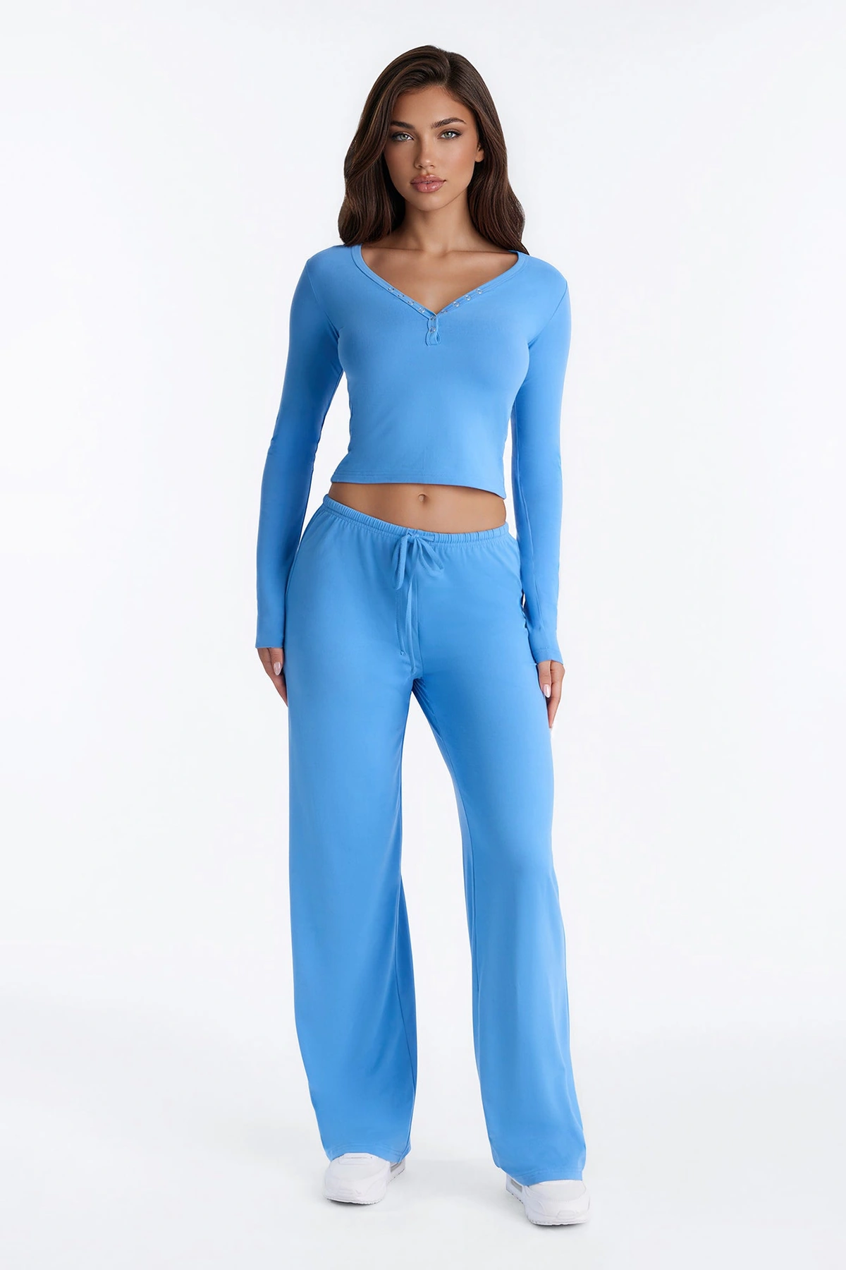 Lazy Morning Pant Set - Blue — Azul