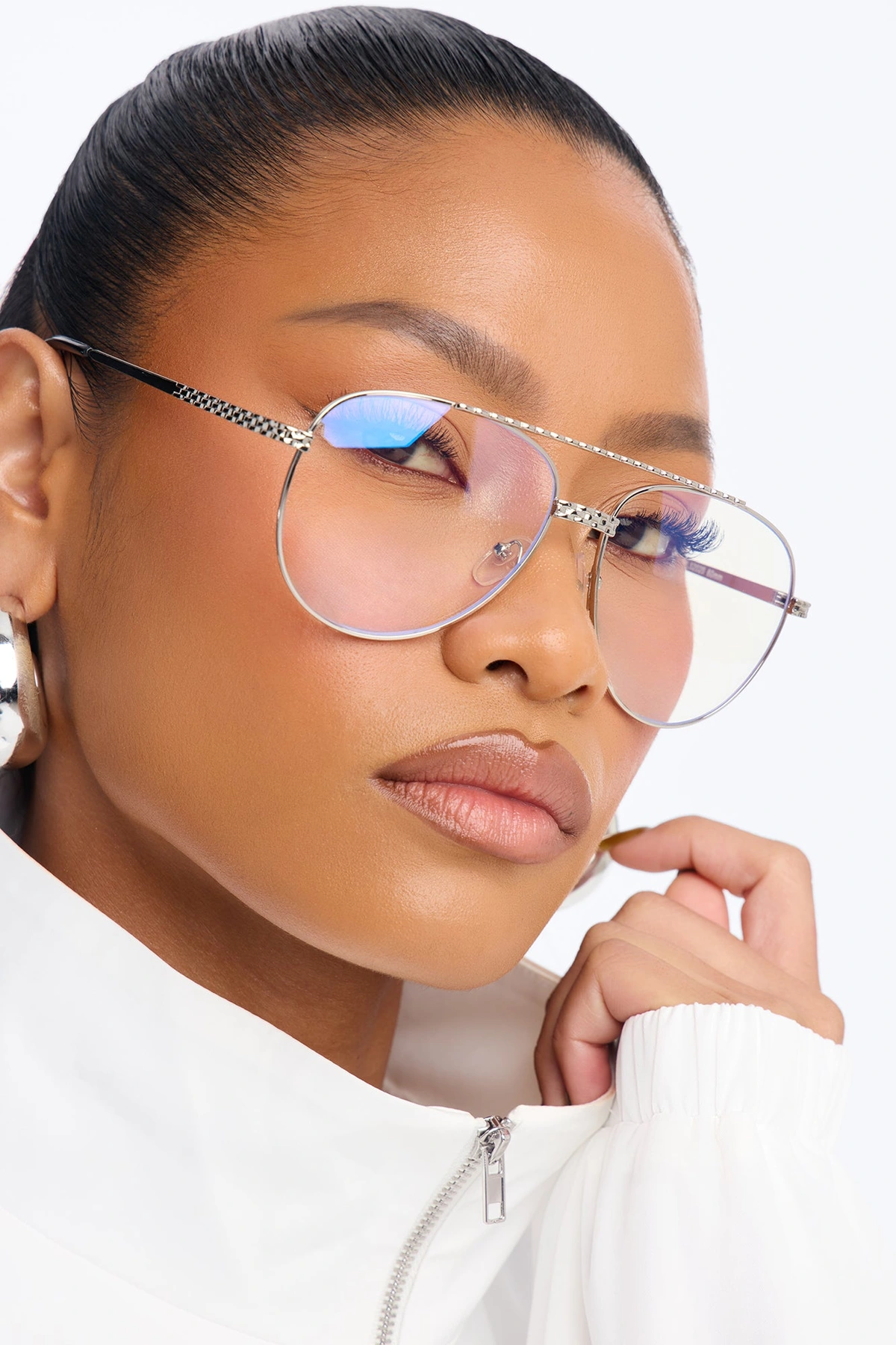 Elevated Mind Glasses - Silver — Prateado