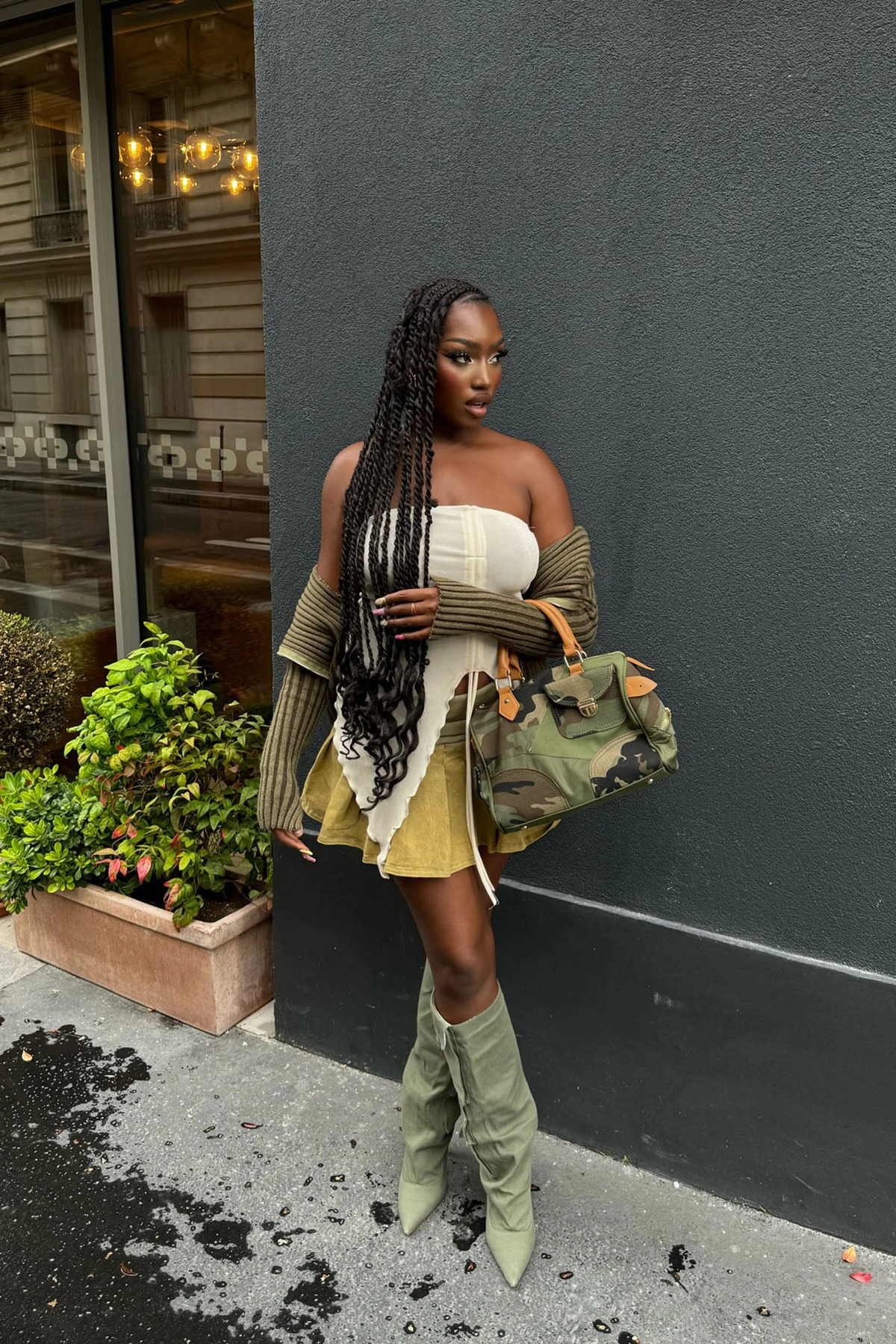 Coolest On The Block Handbag - Camouflage — Camouflage
