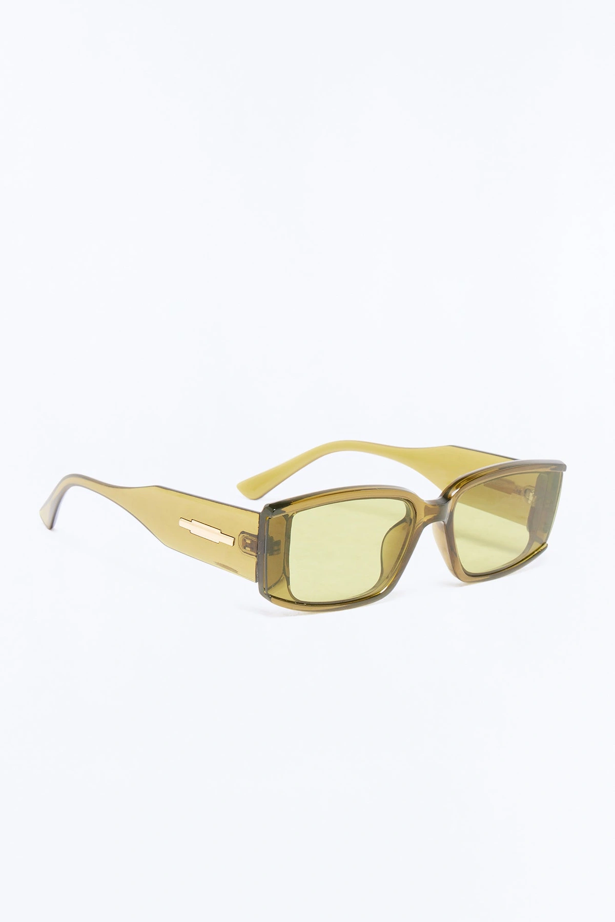 Sweet And Sassy Sunglasses - Olive — Verde-azeitona