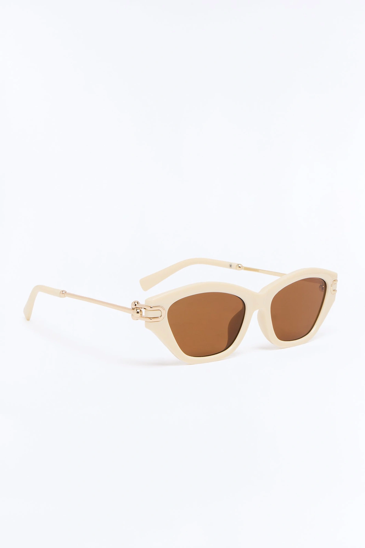 Blurred Limits Sunglasses - Beige — Bege