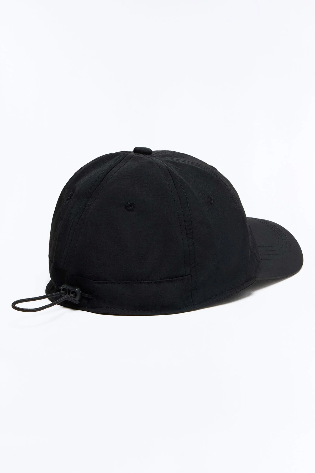 Rain Or Shine Nylon Baseball Hat - Black — Preto