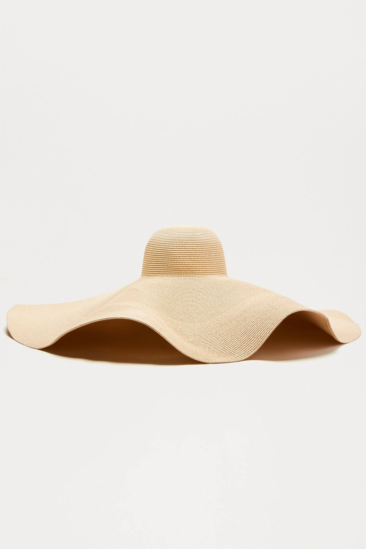 So Extra Oversized Floppy Hat - Beige — Bege