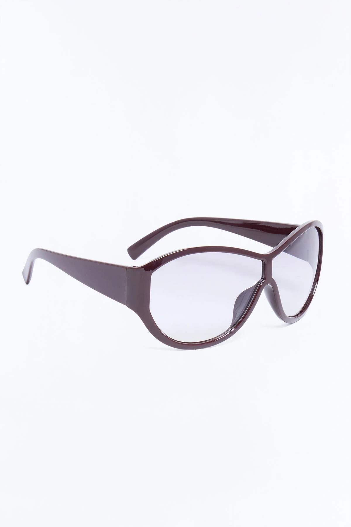 Always On The Look Out Sunglasses - Burgundy — Bordô