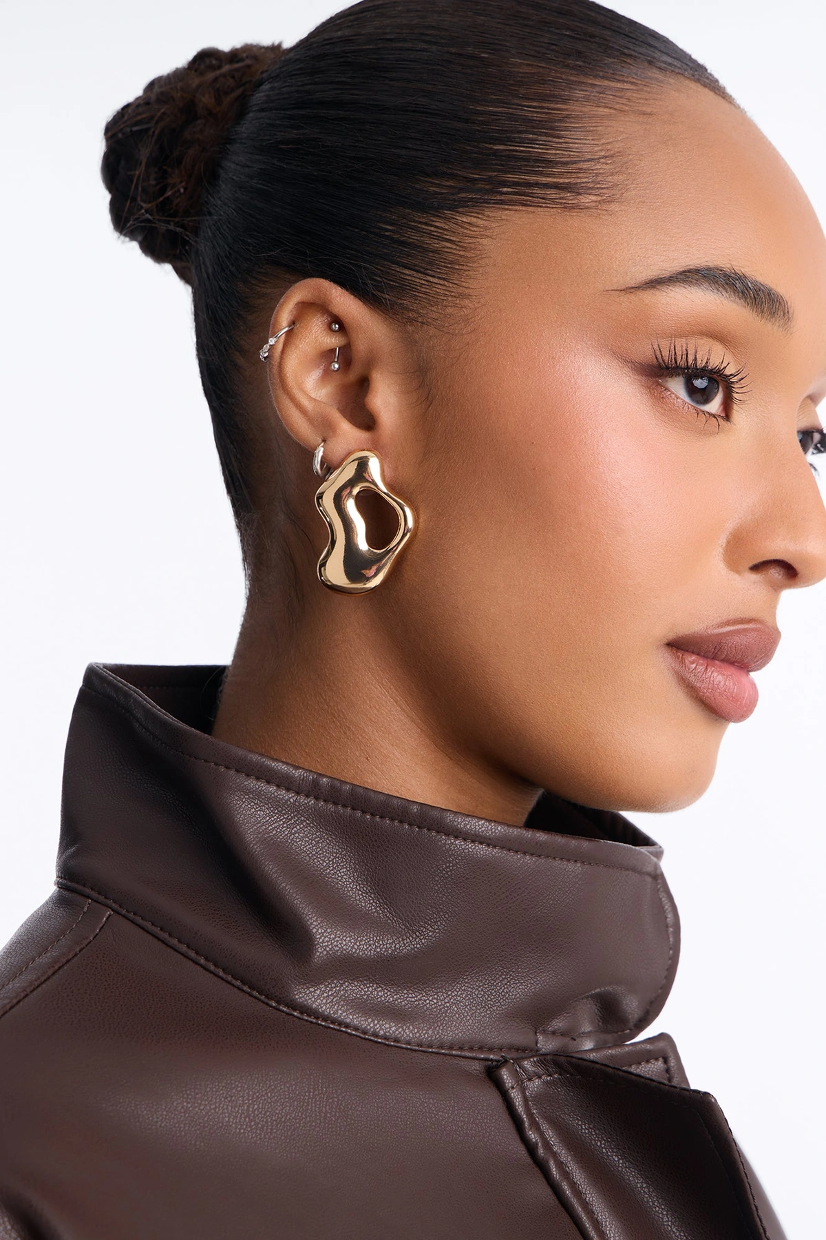 Modo Earrings - Gold — Dourado
