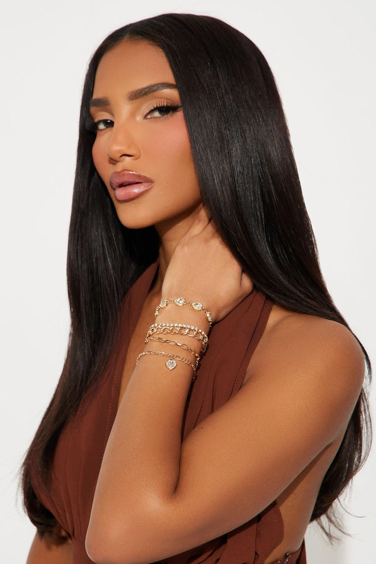 Love Or Lust 5 Piece Bracelet Set - Gold — Dourado