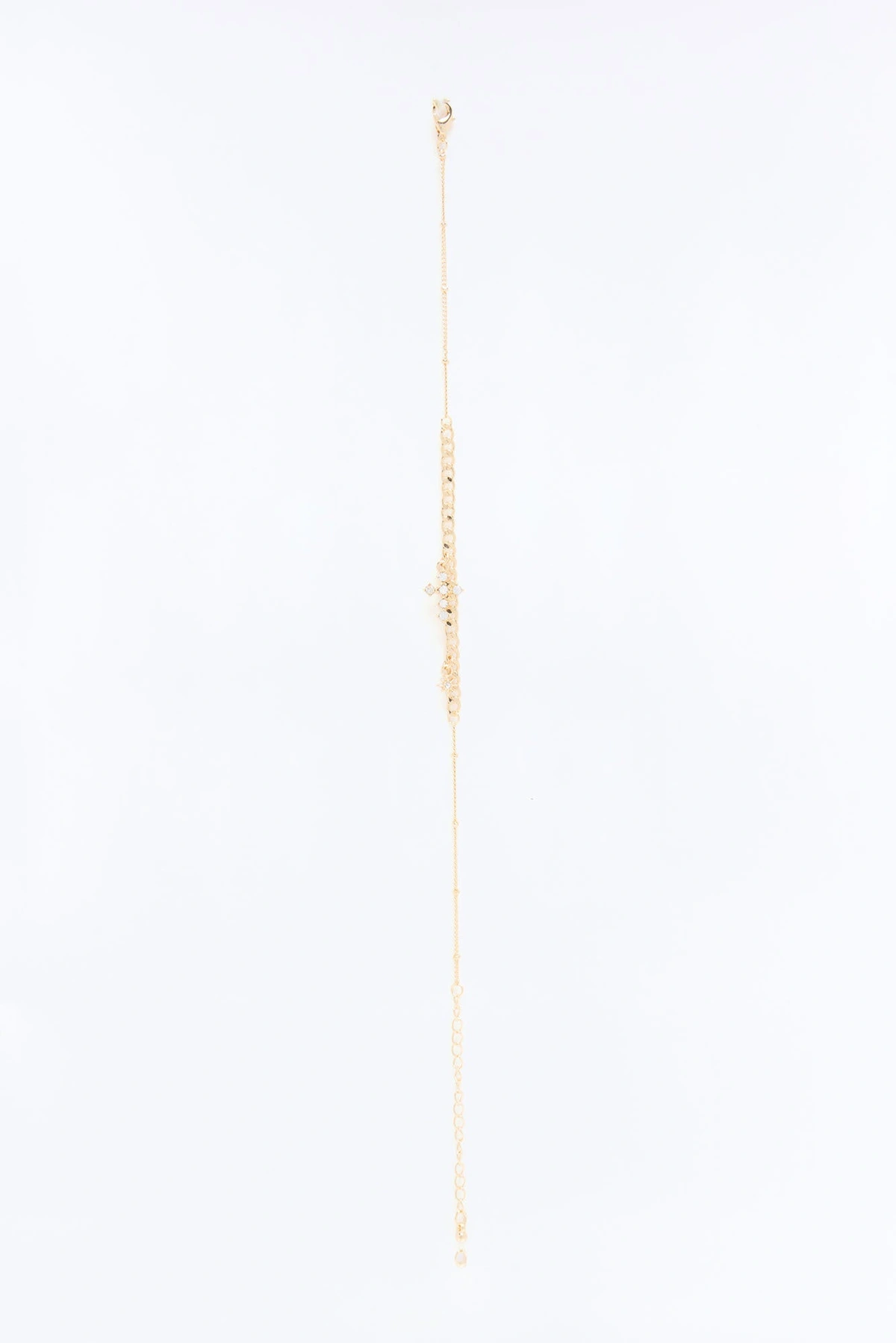Trust In Faith Dainty Anklet - Gold — Dourado