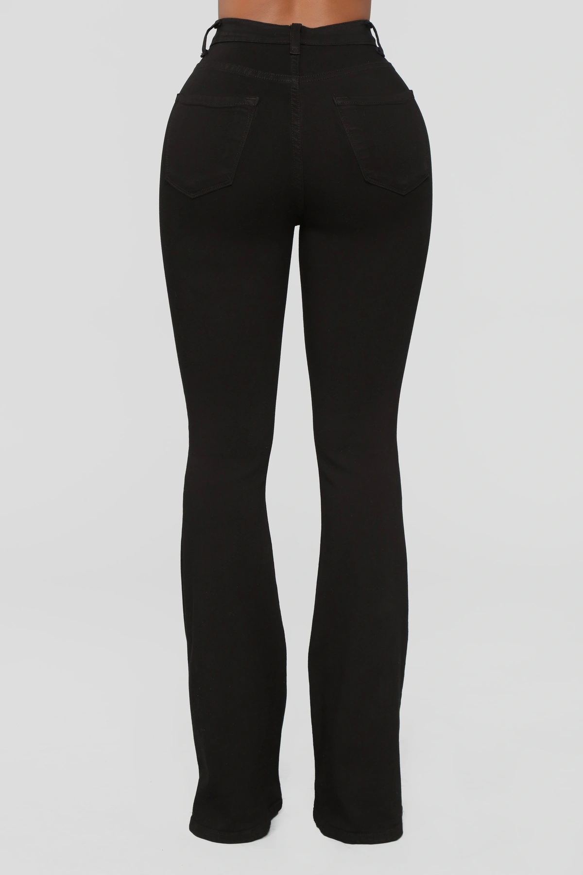 Deep In My Soul Flare Jeans - Black — Preto