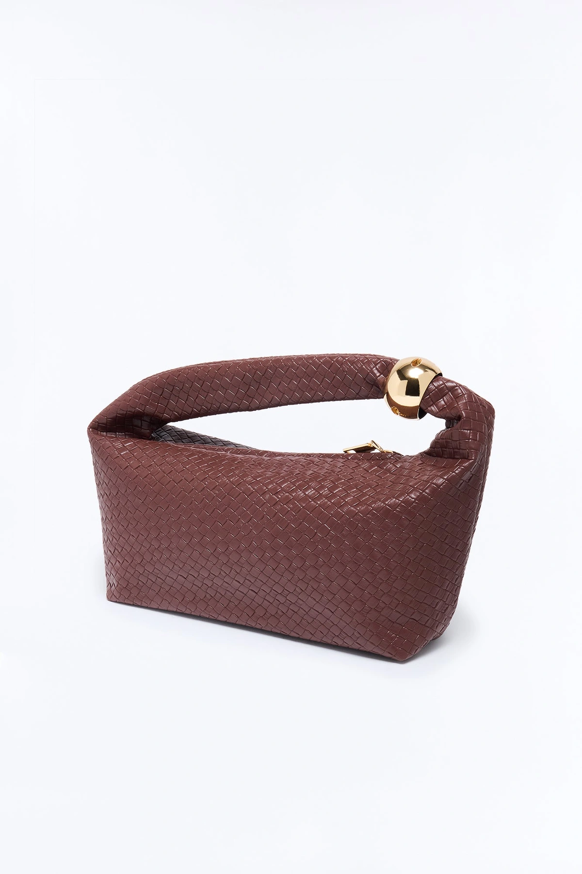 Sending Waves Faux Leather Shoulder Bag - Brown — Castanho