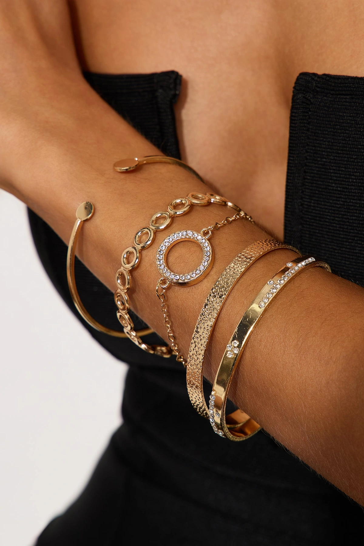 Better Together 5 Piece Bracelet Set - Gold — Dourado