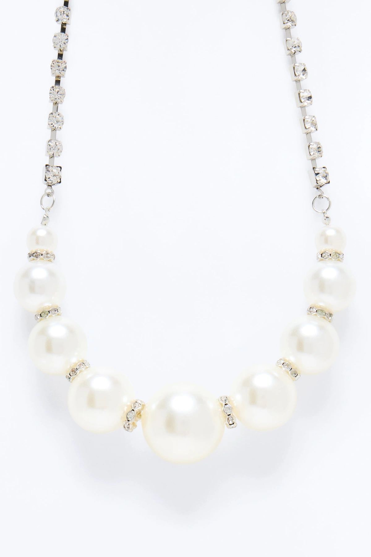 Timeless Elegance Necklace - White — Branco