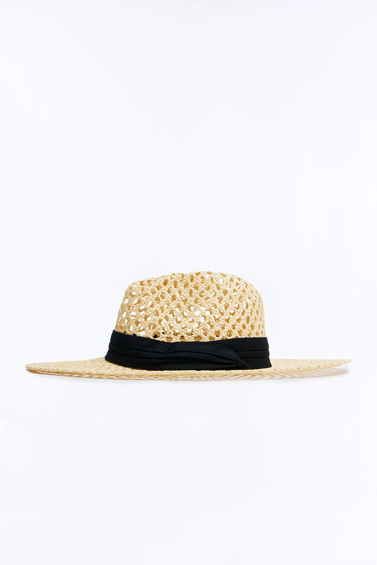 Sign Off Right Straw Sun Hat - Natural/Combo — Natural/combinação