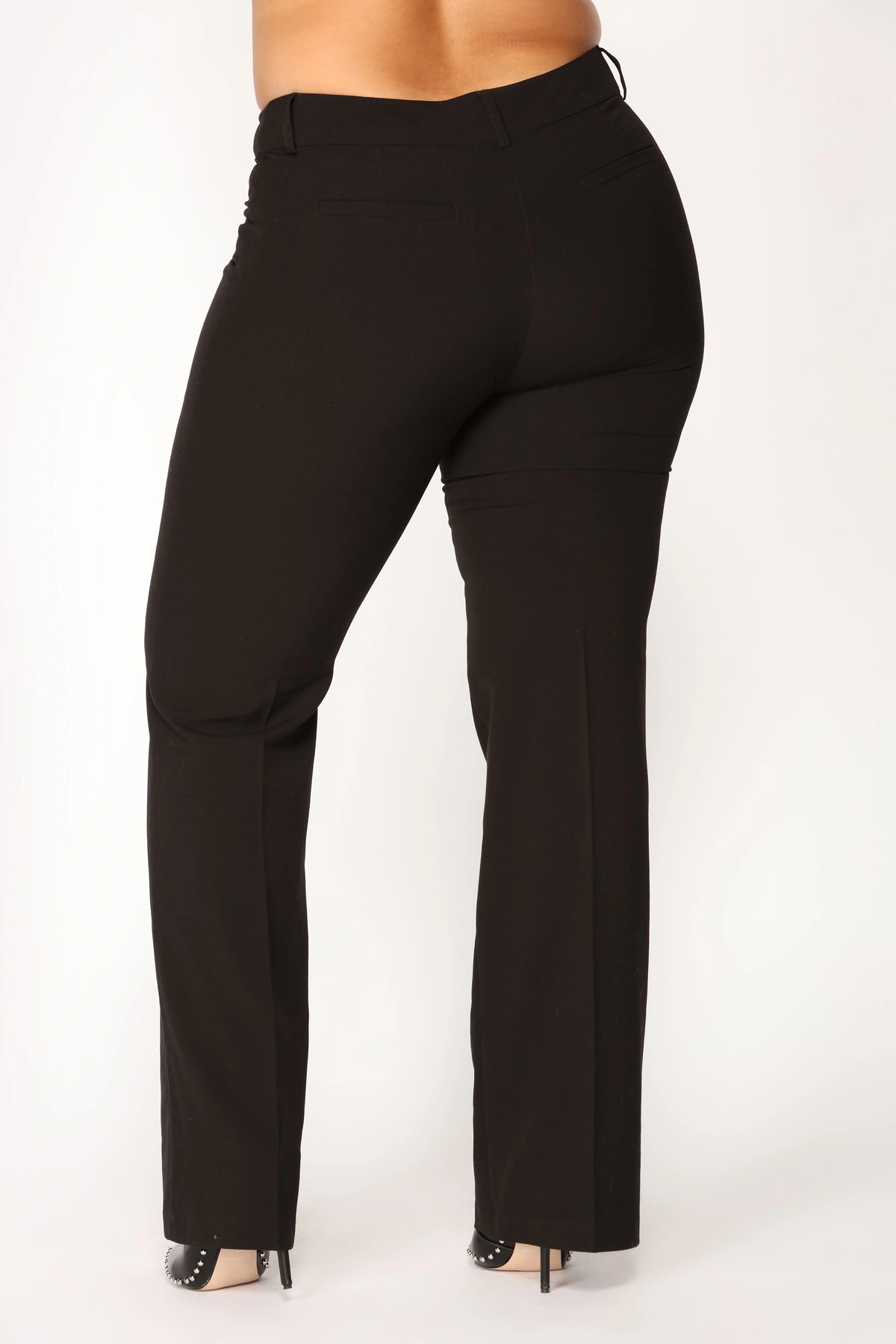 Tasha Dressy High Rise Pants - Black — Preto