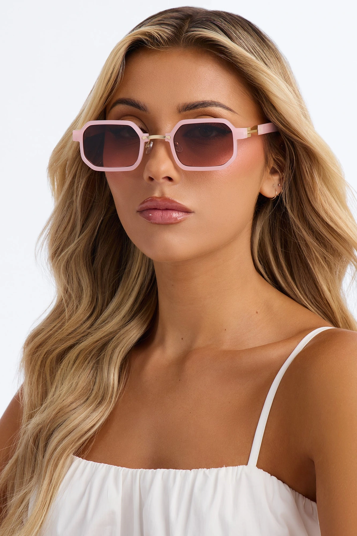 Highway Rides Sunglasses - Pink — Rosa