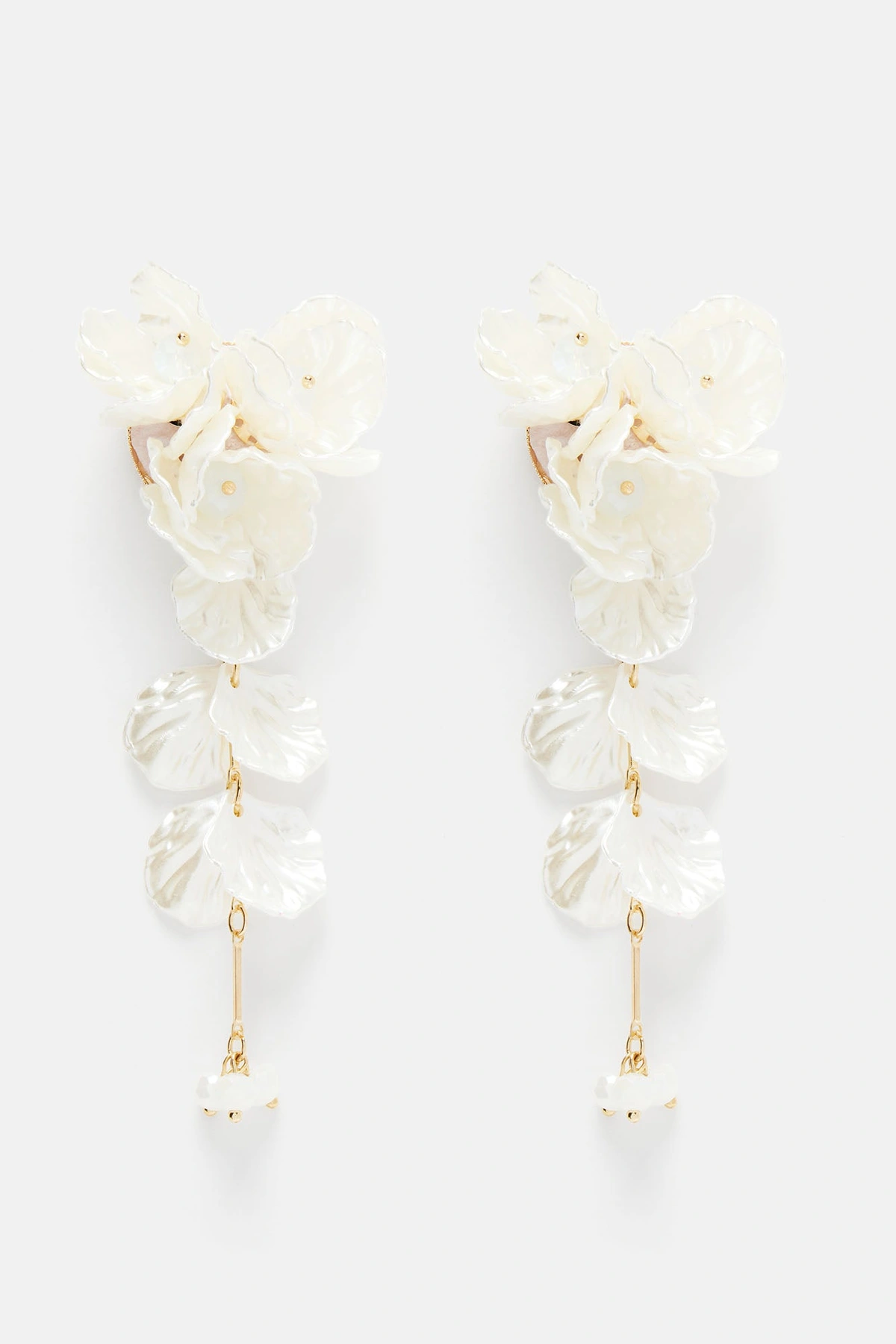 The Dreamiest Bouquet Earrings - White — Branco