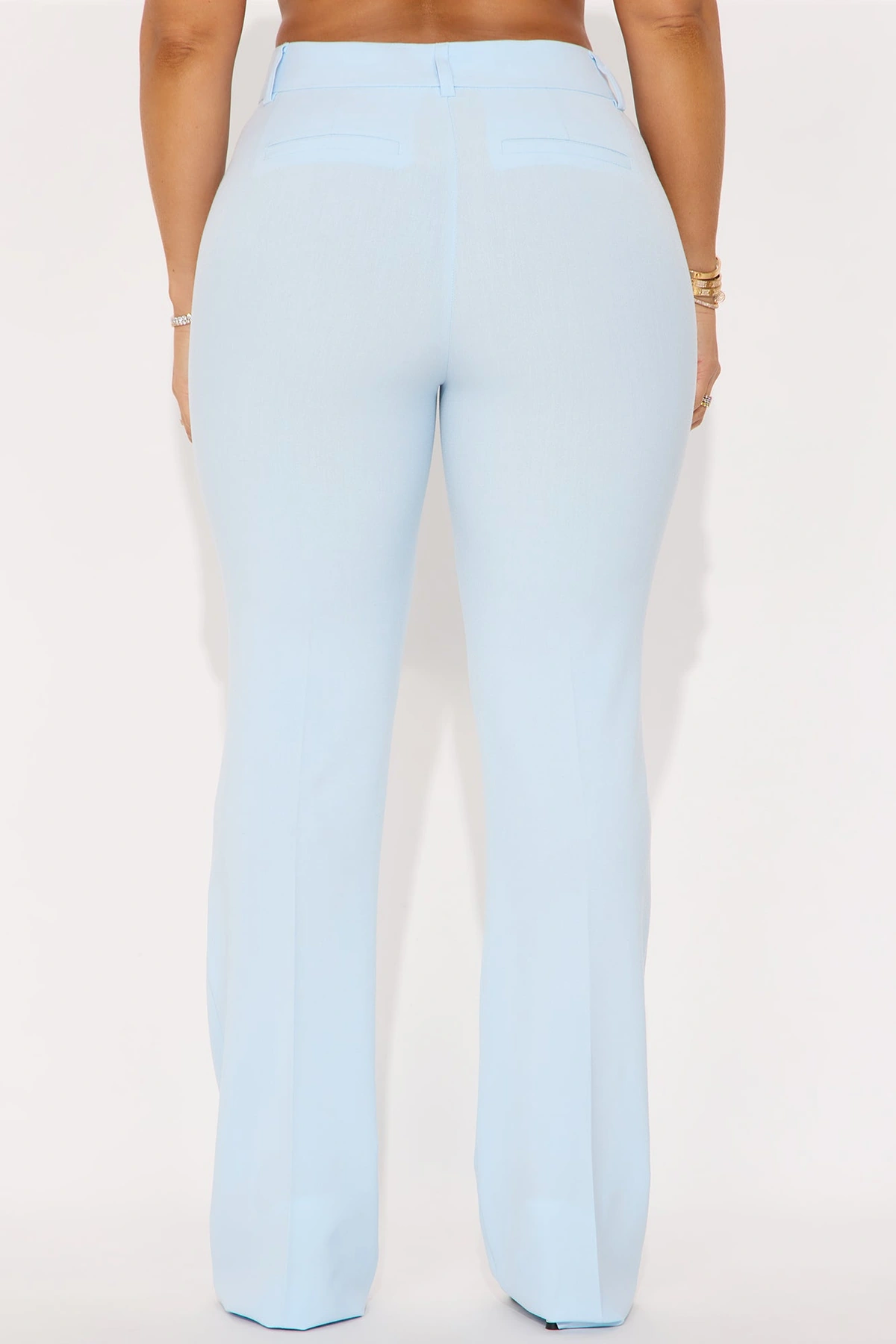 Tasha Dressy High Rise Pants - Light Blue — claro Azul