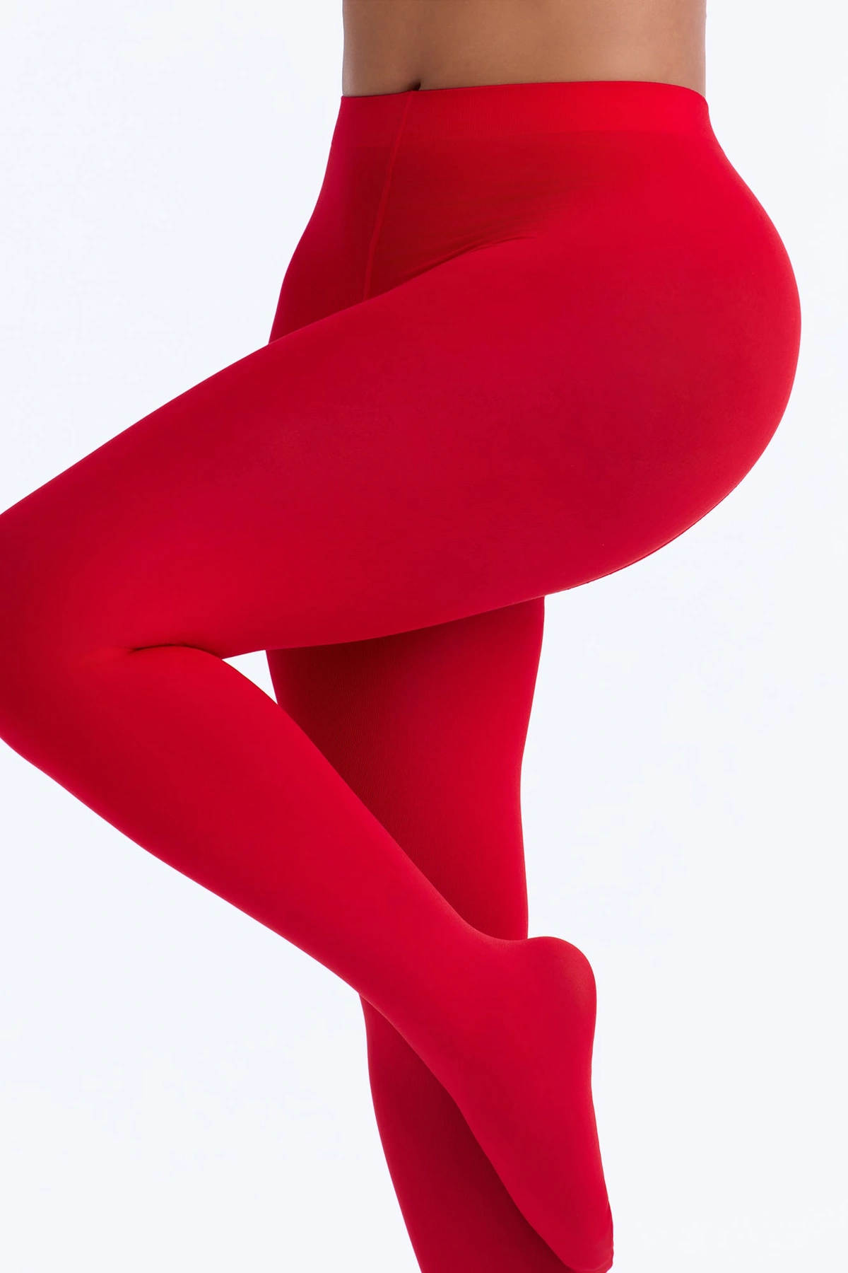 Meant To Stand Out Sheer Tights - Red — Vermelho