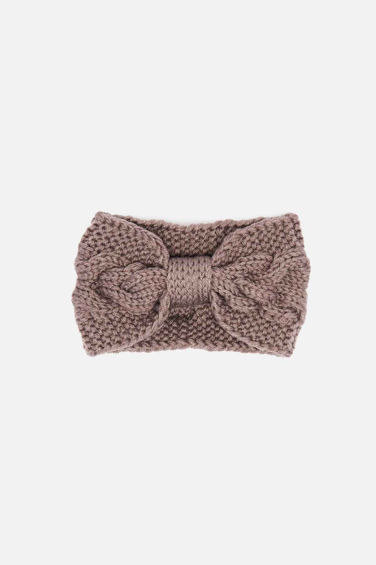 Big Bow Headband - Grey — Cinzento