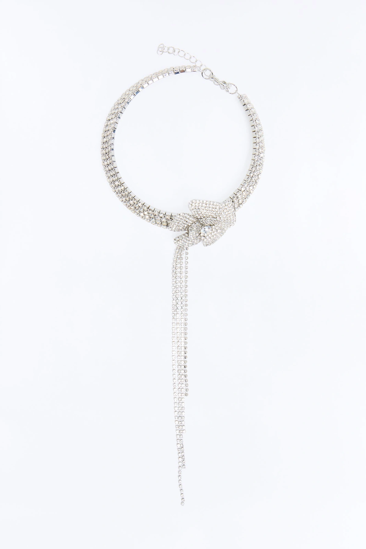 She Glows Differently Choker - Silver — Prateado