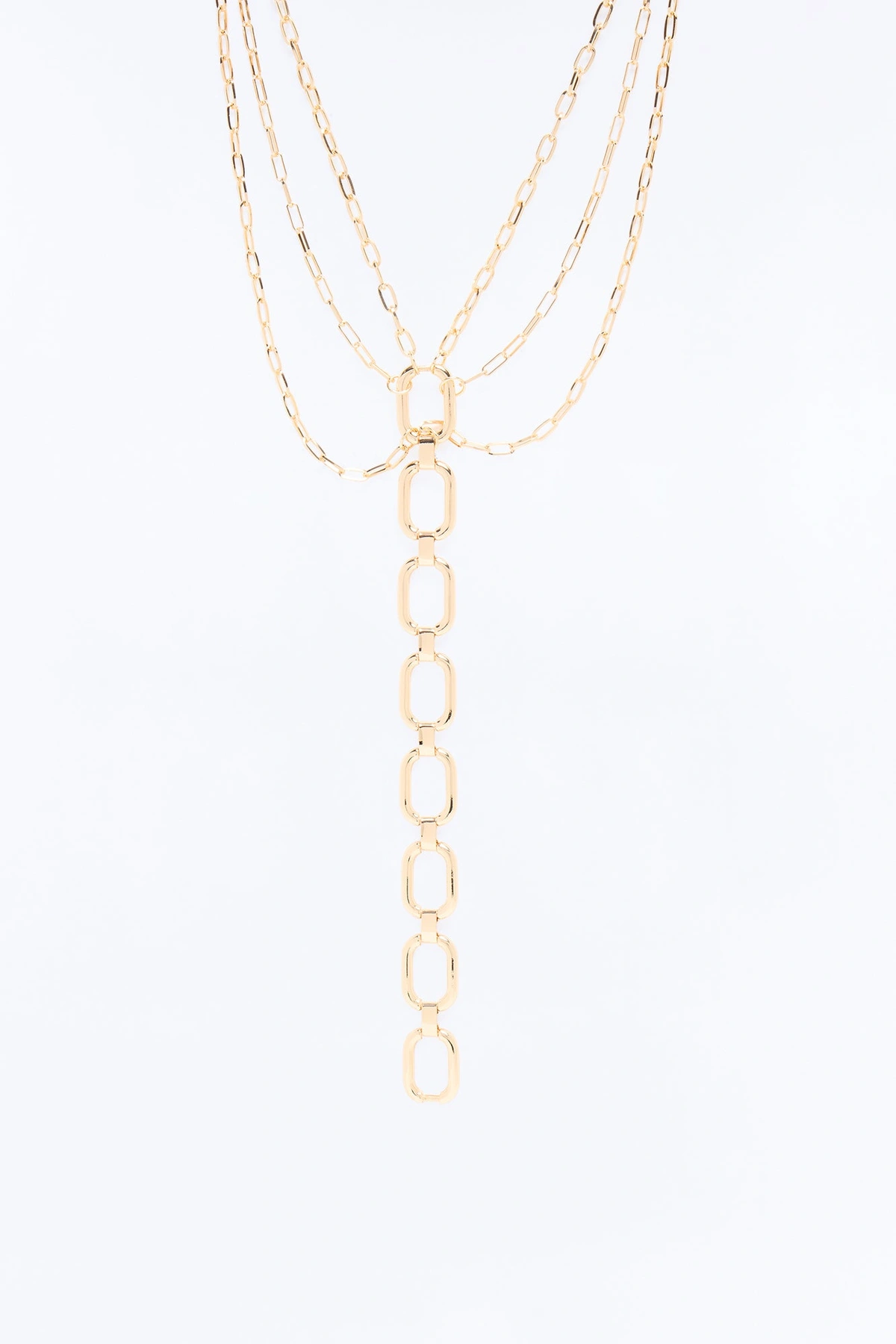 Endless Moments Lariat Necklace - Gold — Dourado