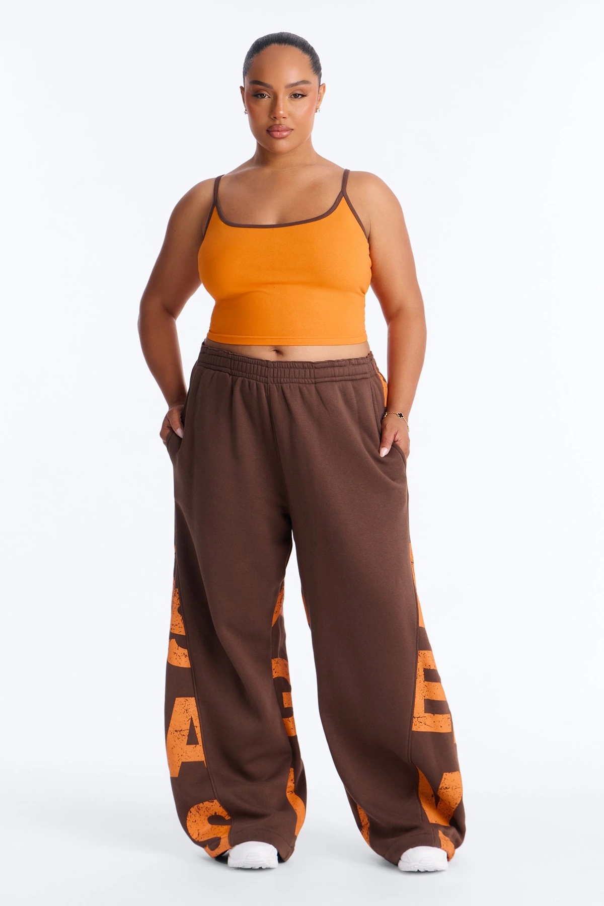 Savage Mode Fleece Pant Set - Orange/combo — Laranja/combinação