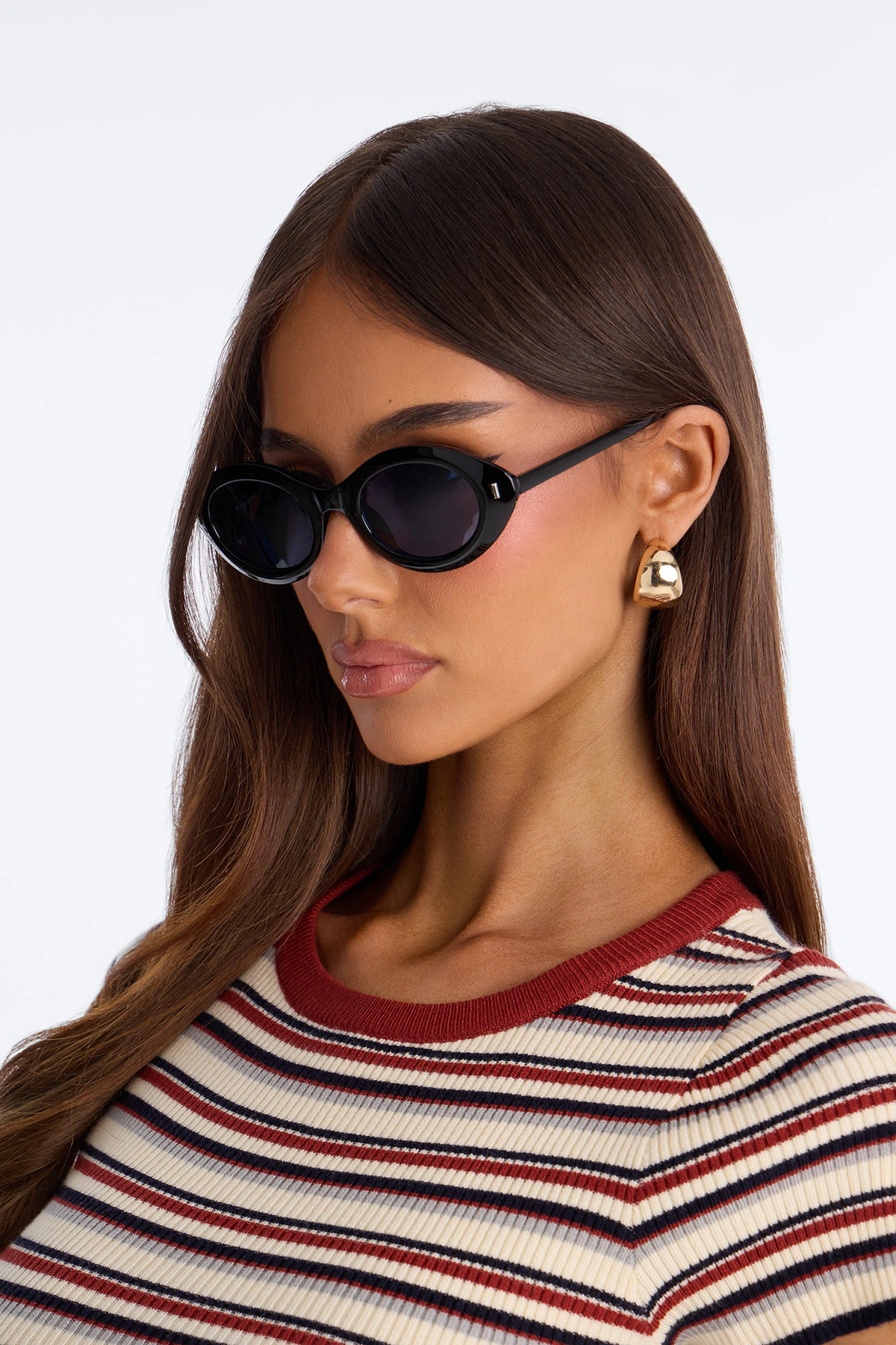 Cappuccino And Croissants Sunglasses - Black — Preto