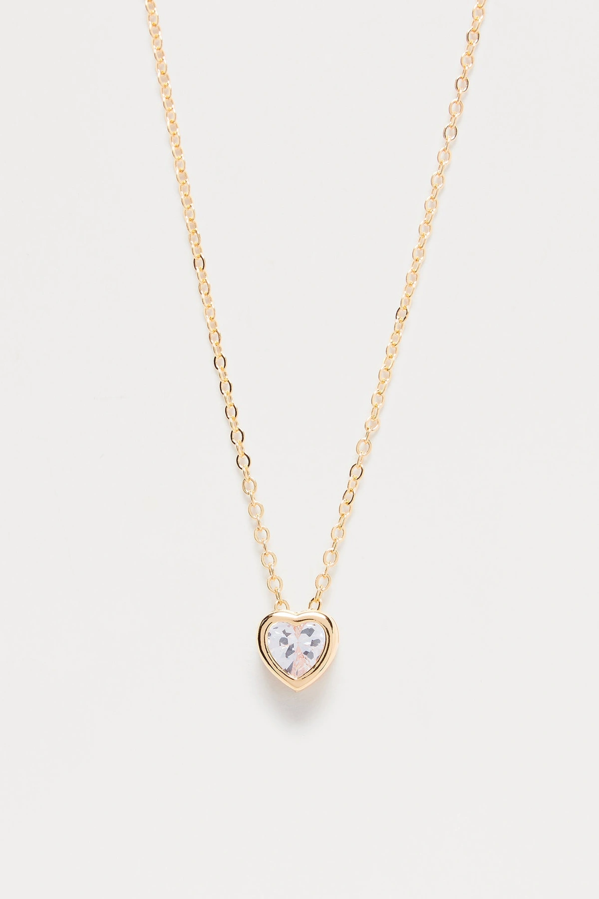 Mi Corazon Necklace - Gold — Dourado