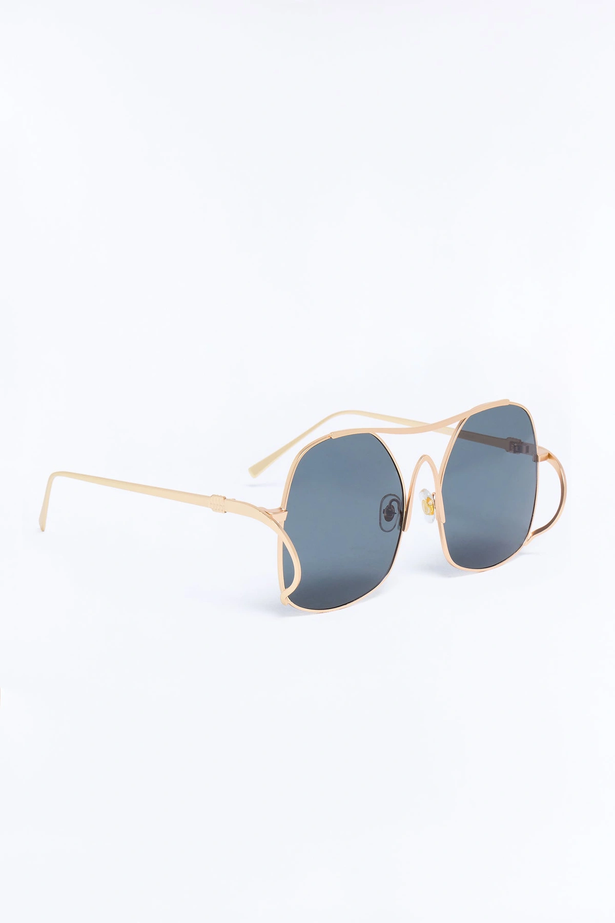 Cheers To You Sunglasses - Gold/Black — Dourado/Preto